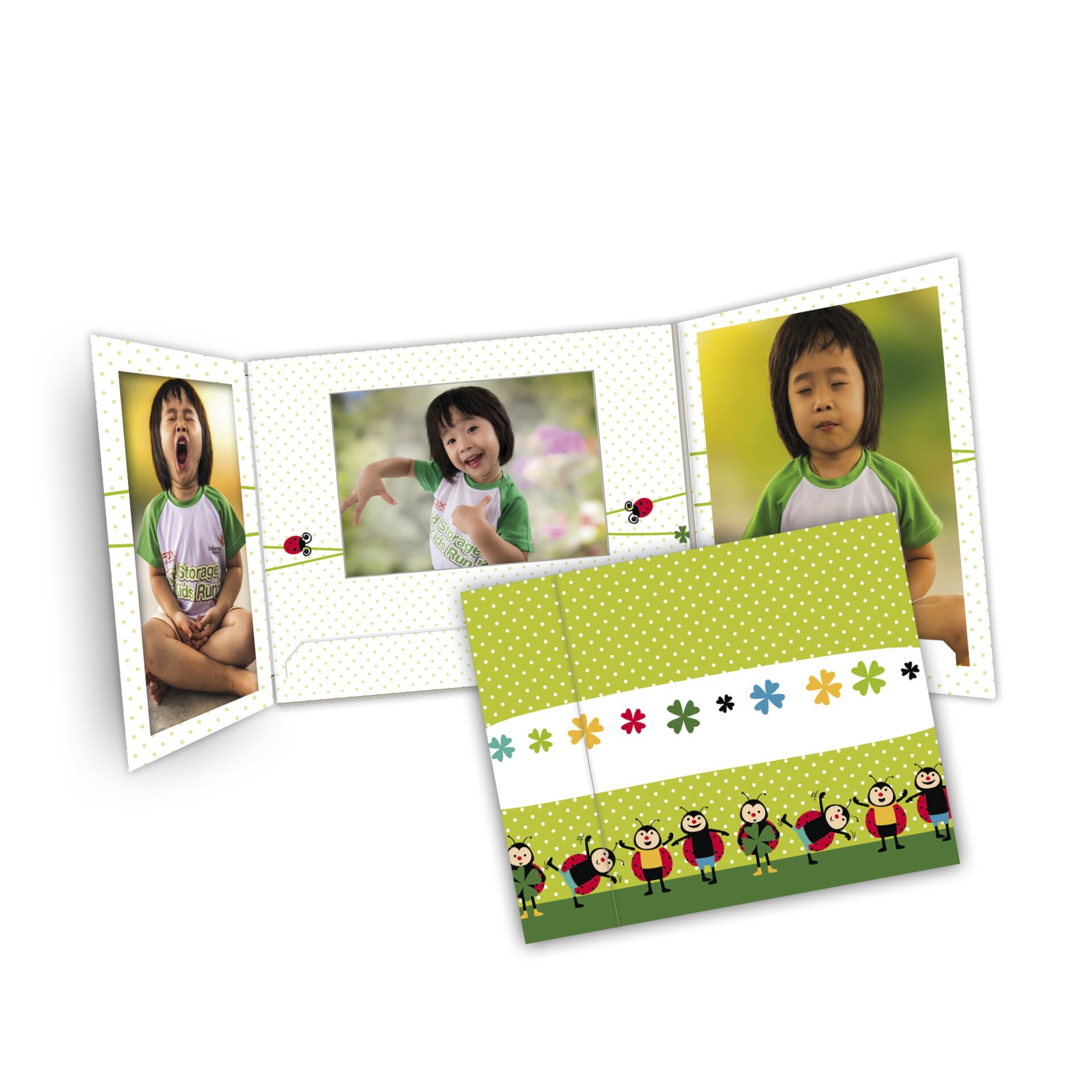 1x25 Daiber Ladybug 13x18 Children Portrait folders 13308