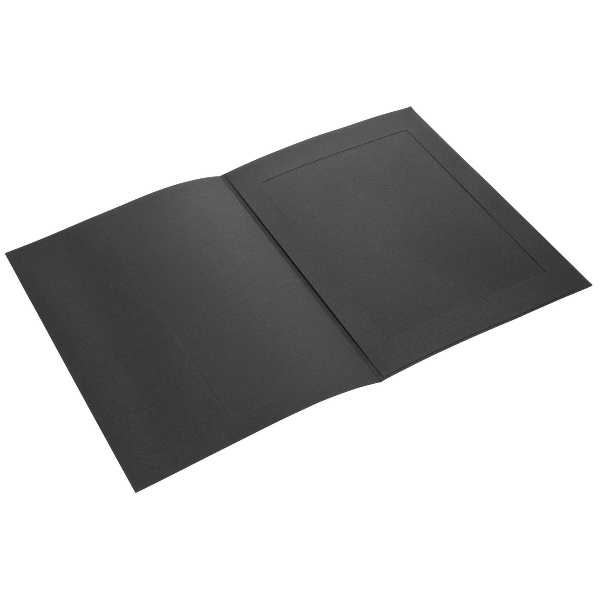 1x100 Daiber Portrait folders 15x20 black incl. passepartout