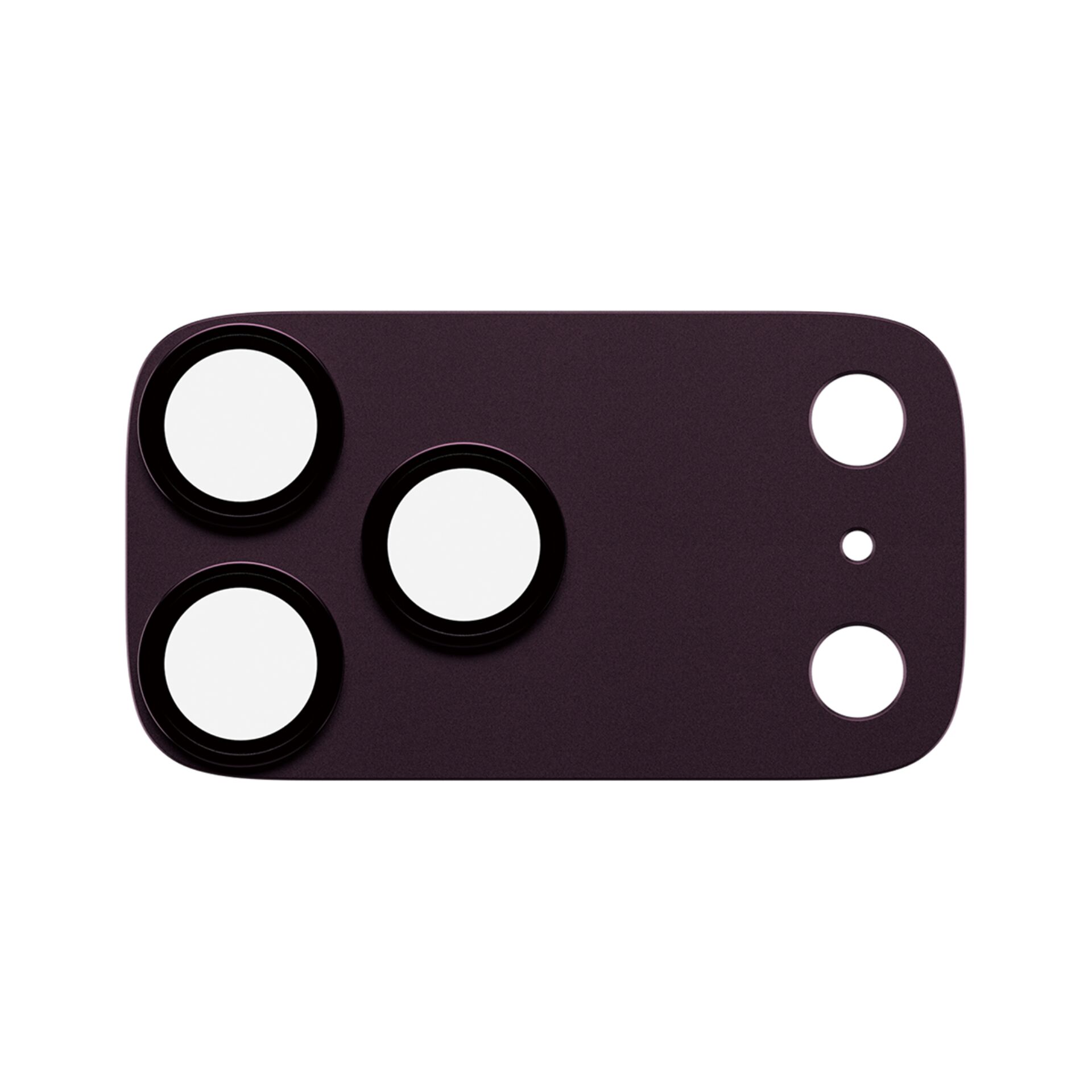 PanzerGlass Fender iP 18 Pro Max Dark Cherry Kameraschutz