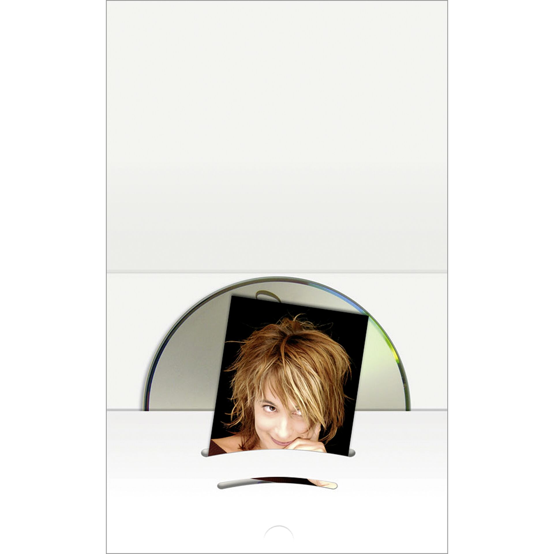1x100 Daiber Folder with CD archieve 6x9 cm white