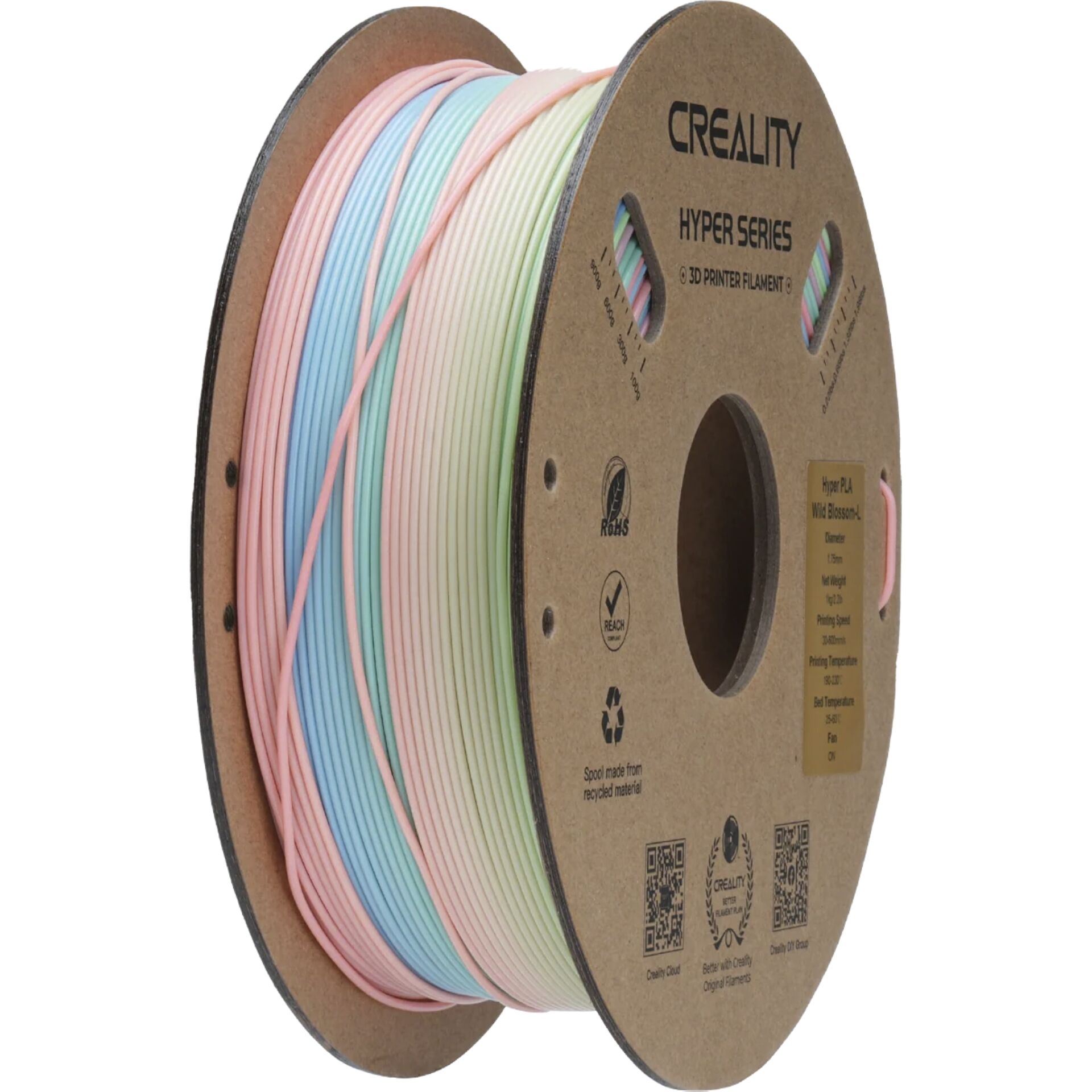 Creality Filament Hyper Rainbow Wild Blossom-Long Gradient 1kg