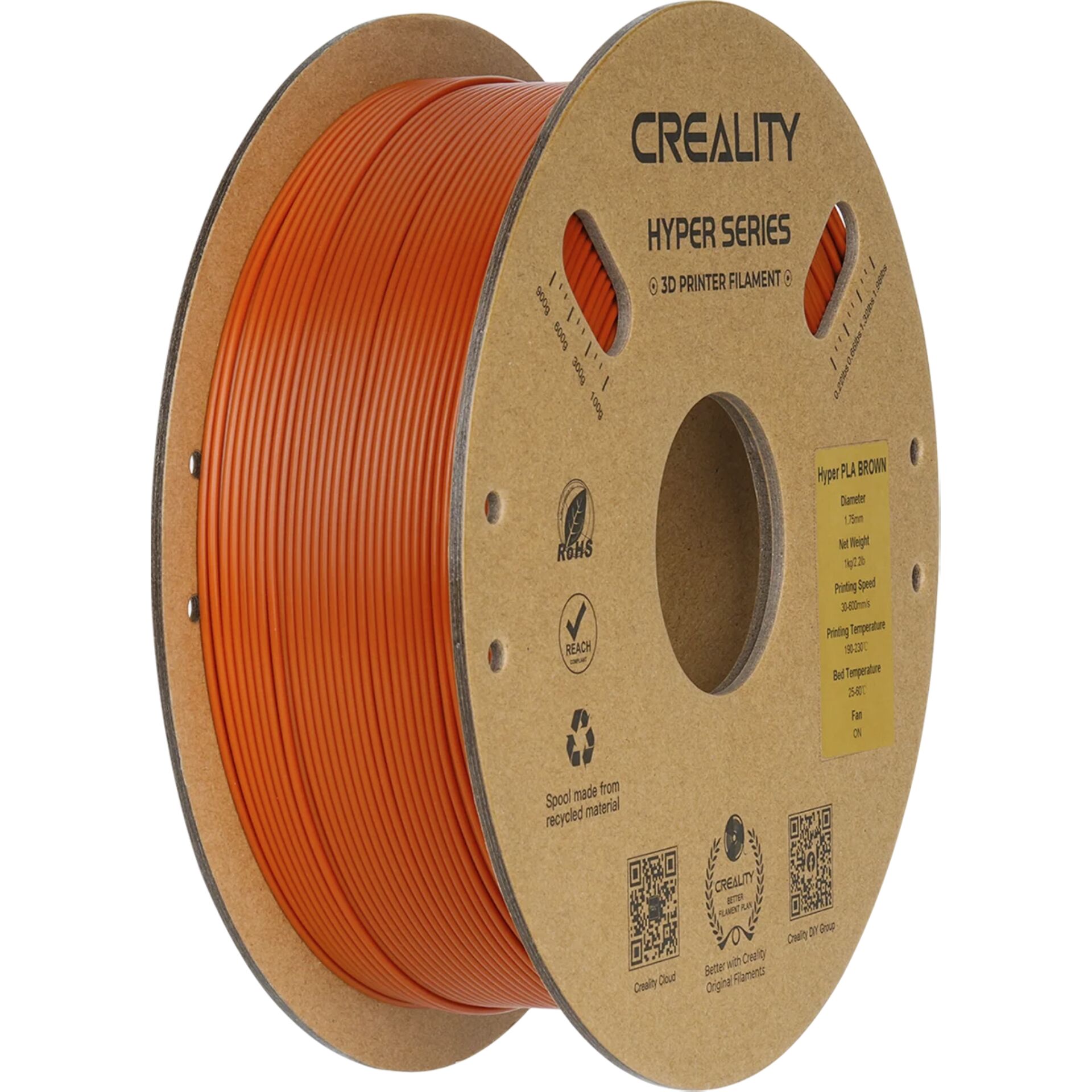 Creality Filament Hyper PLA Brown 1kg
