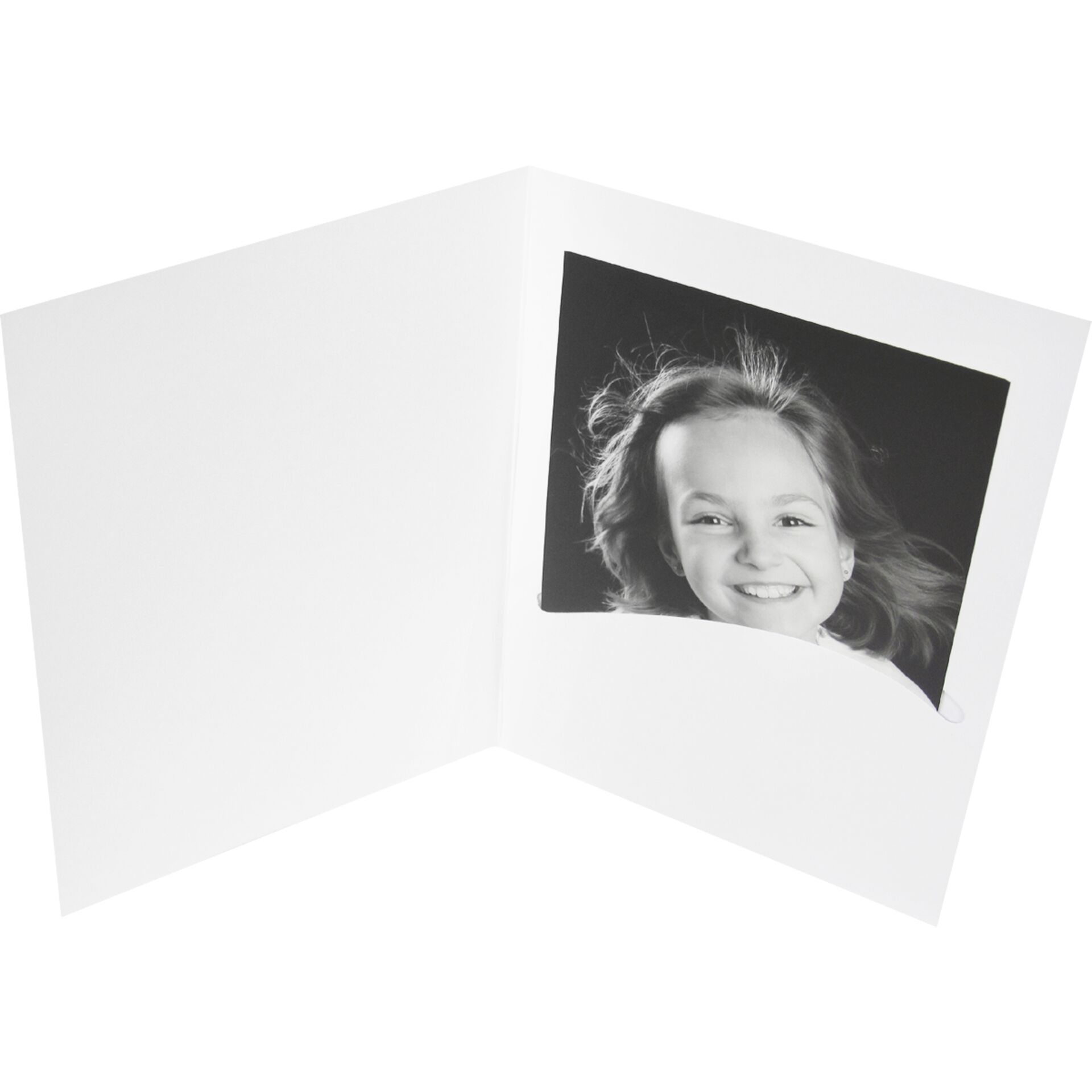 1x100 Daiber portrait folder Profi-Line up to 9x13 cm white