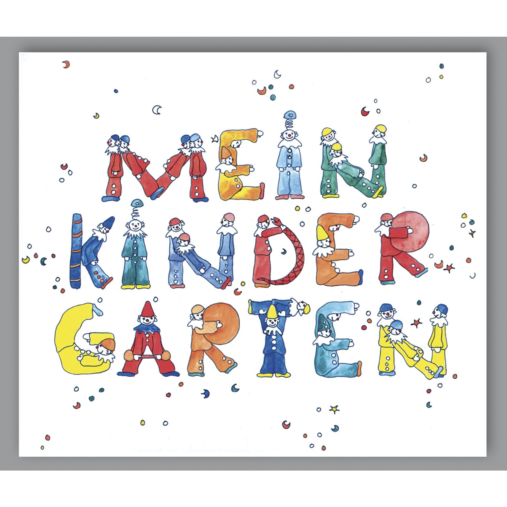 1x25 Daiber Clowns-Mein Kinder- Garten Portrait folders kids