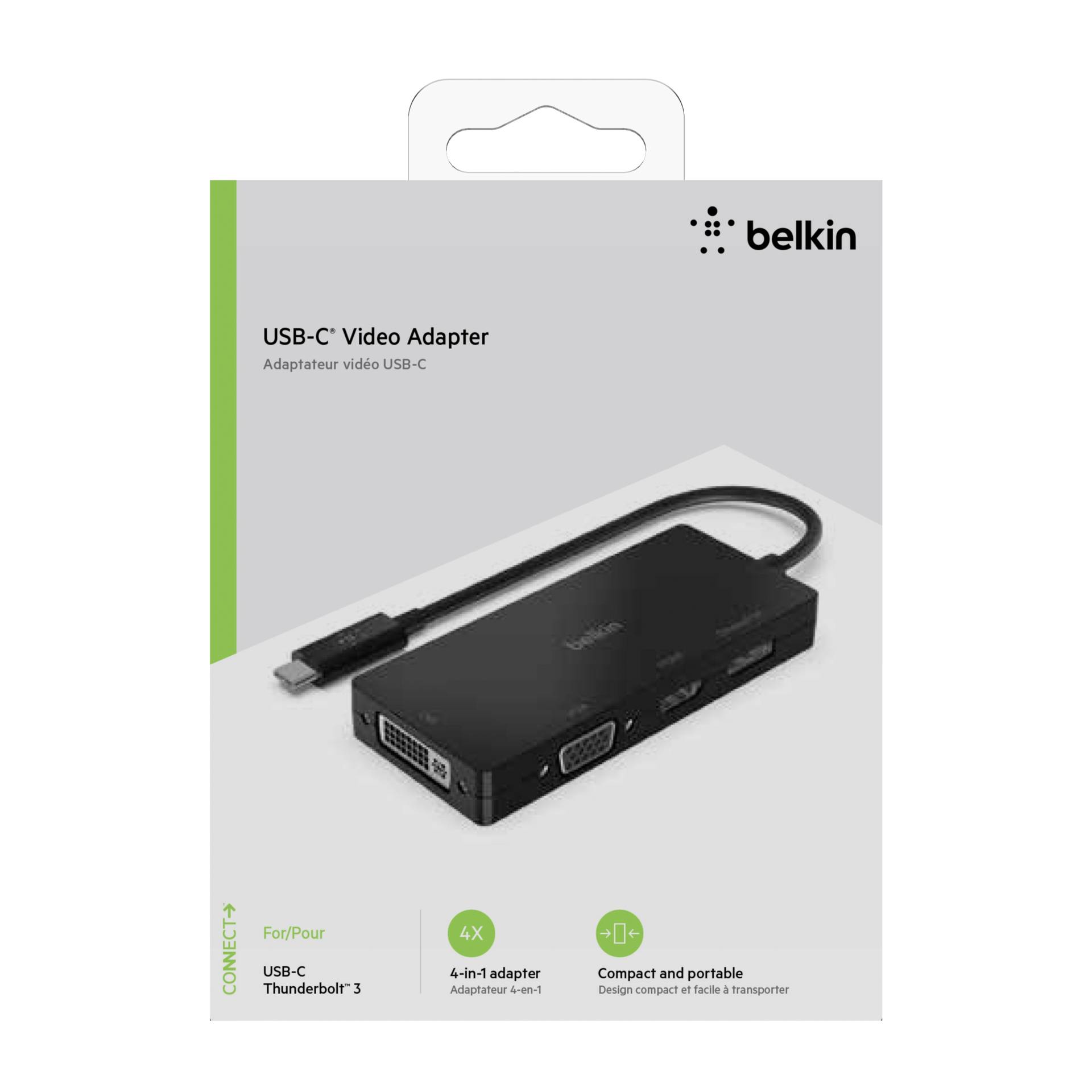 Belkin USB-C to HDMI / VGA / DisplayPort-Adapter AVC003btBK