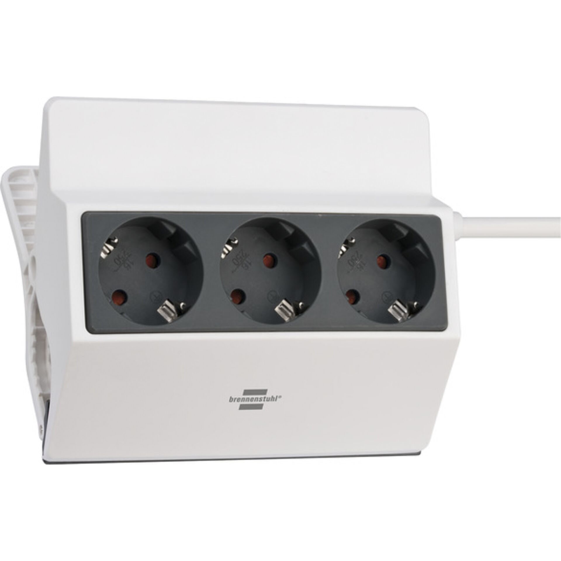 Brennenstuhl Clampable Extension Socket 3-Way 3m