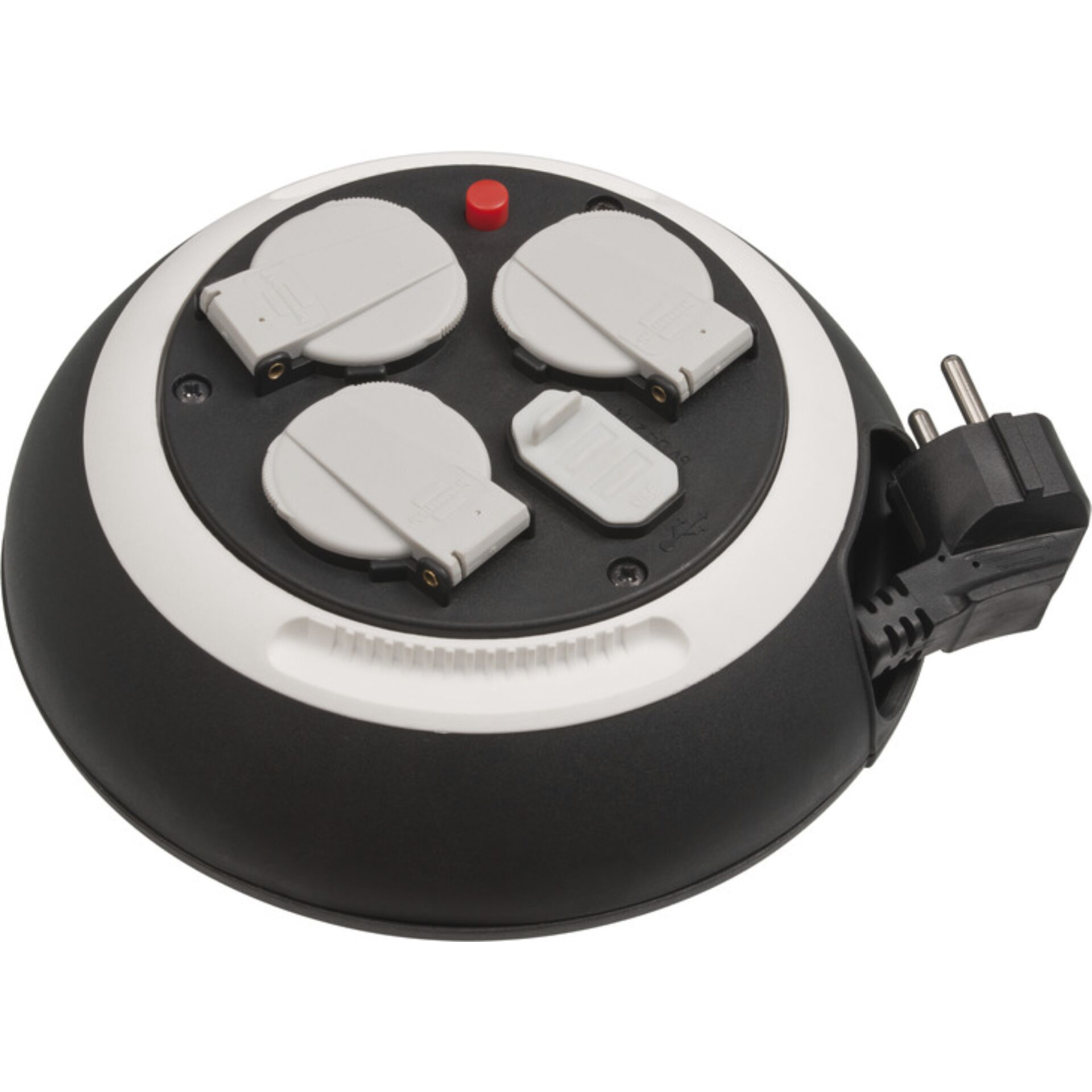 Brennenstuhl Comfort Line CL-S black/white H05VV-F3G1.5