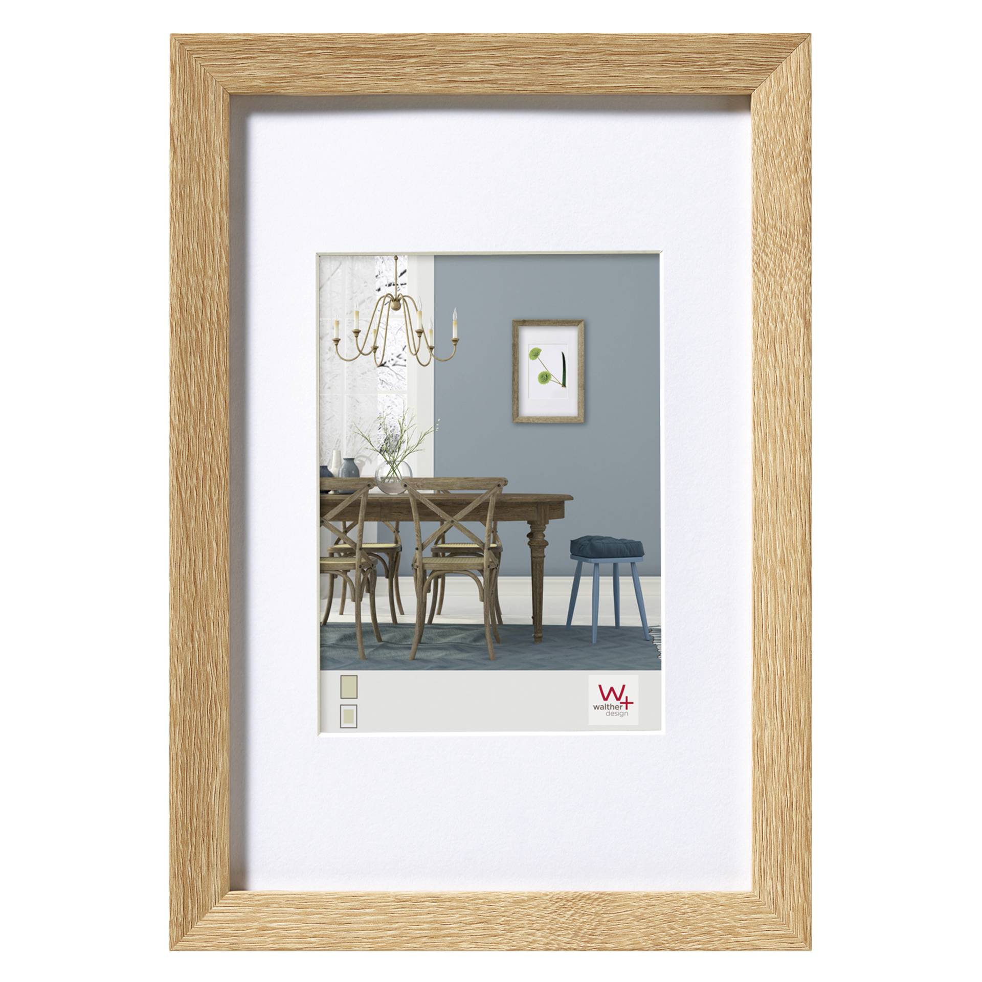 Walther Fiorito light oak 30x40 Wood incl. Passepartout EF040E