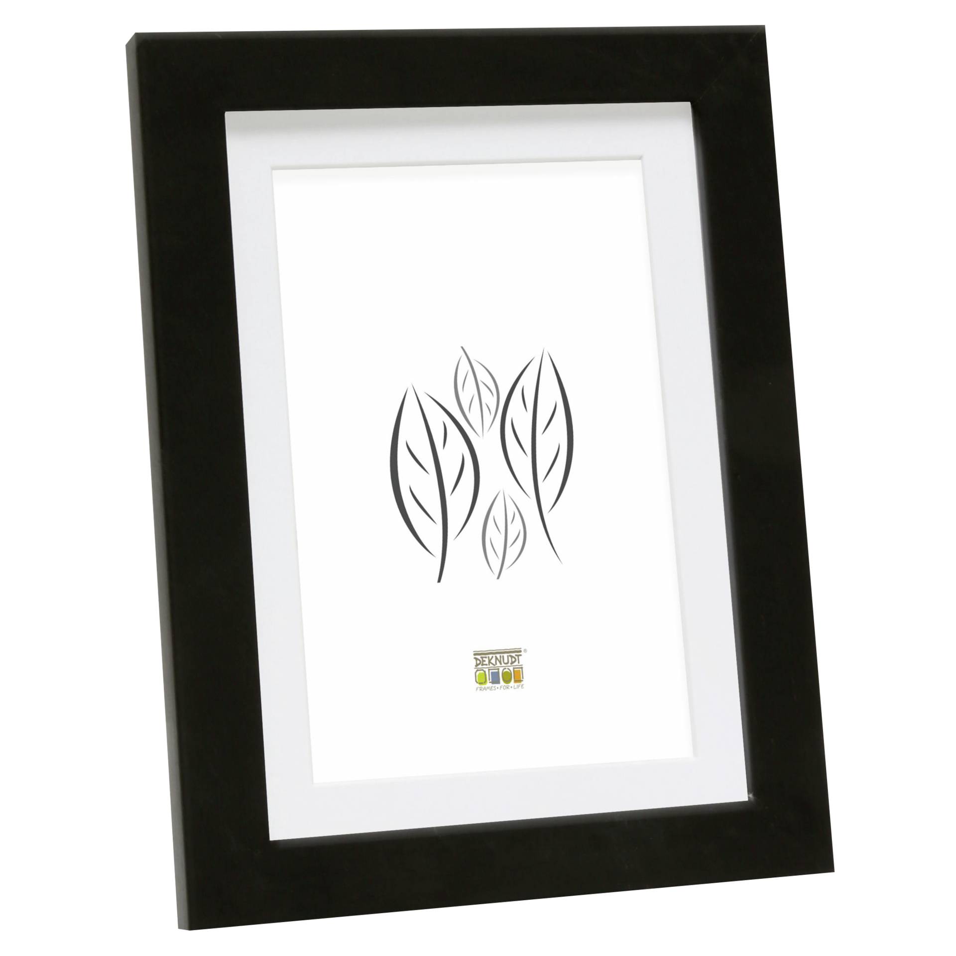 Deknudt S66KF2 P1 15x20 Wood black w. Passepartout