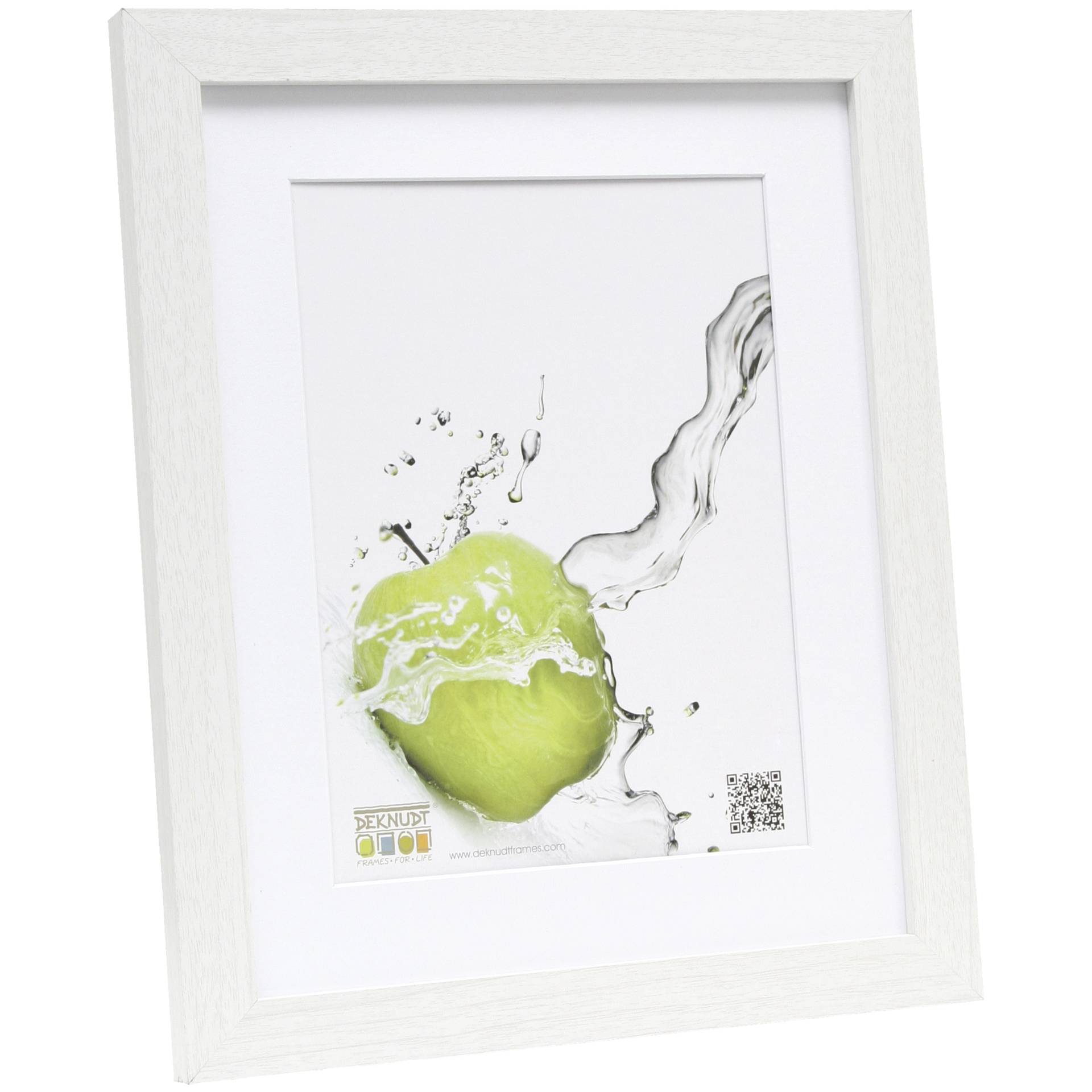 Deknudt S66KF1 P1 13x18 Wood white w. Passepartout