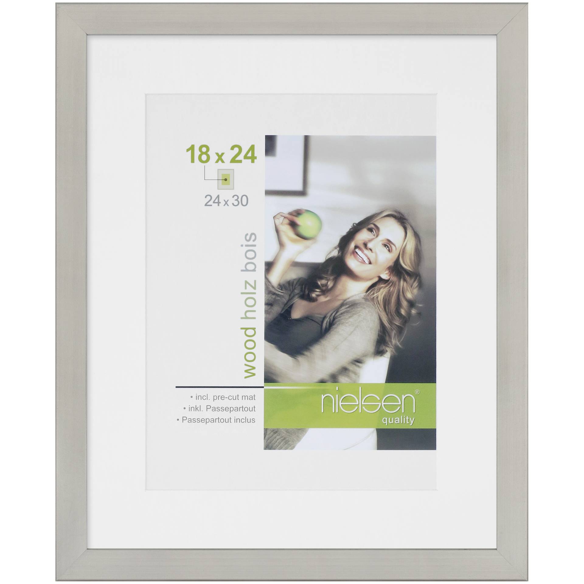 Nielsen Apollon silver 24x30 Wood 8988010