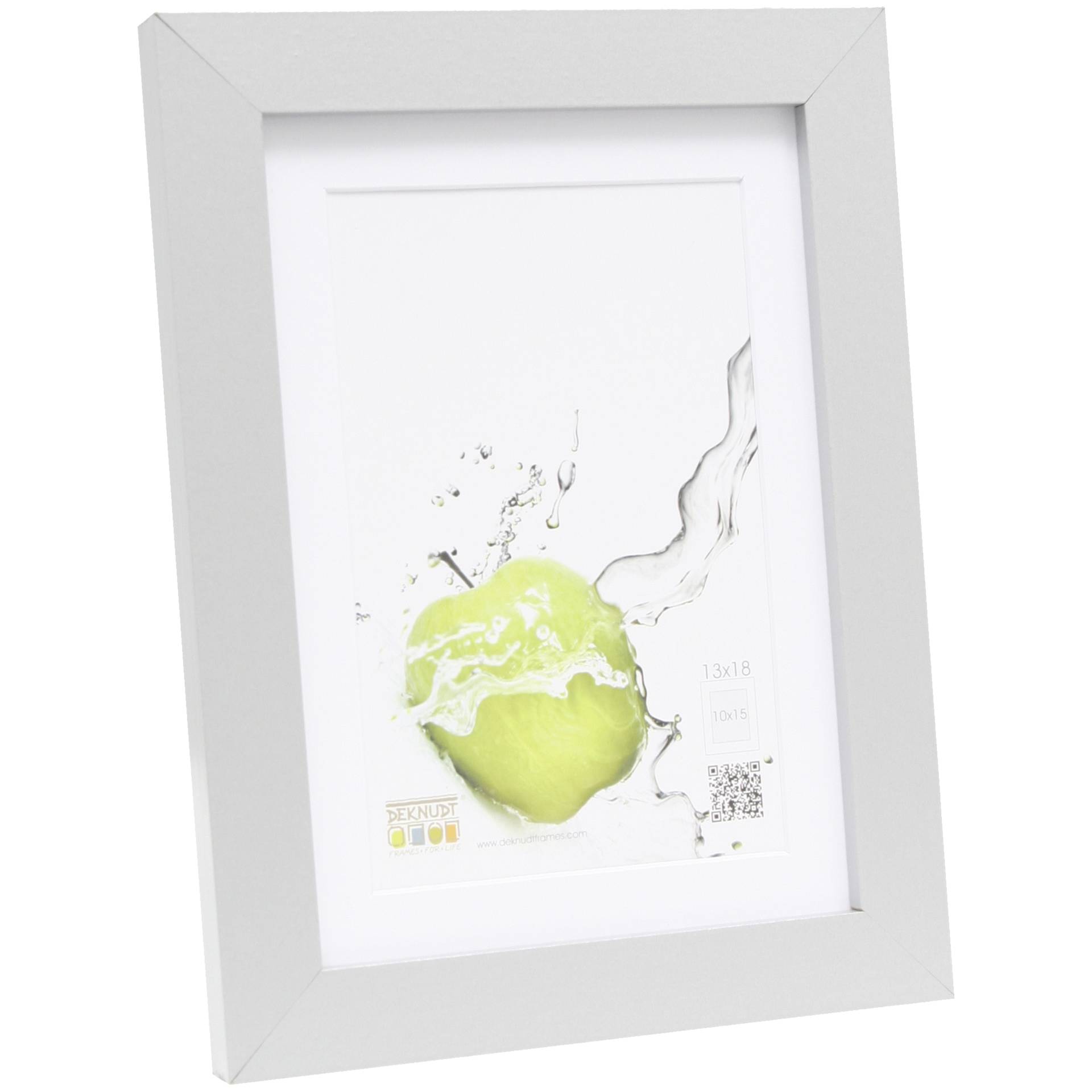 Deknudt S66KD1 P1 13x18 Wood silver w. Passepartout