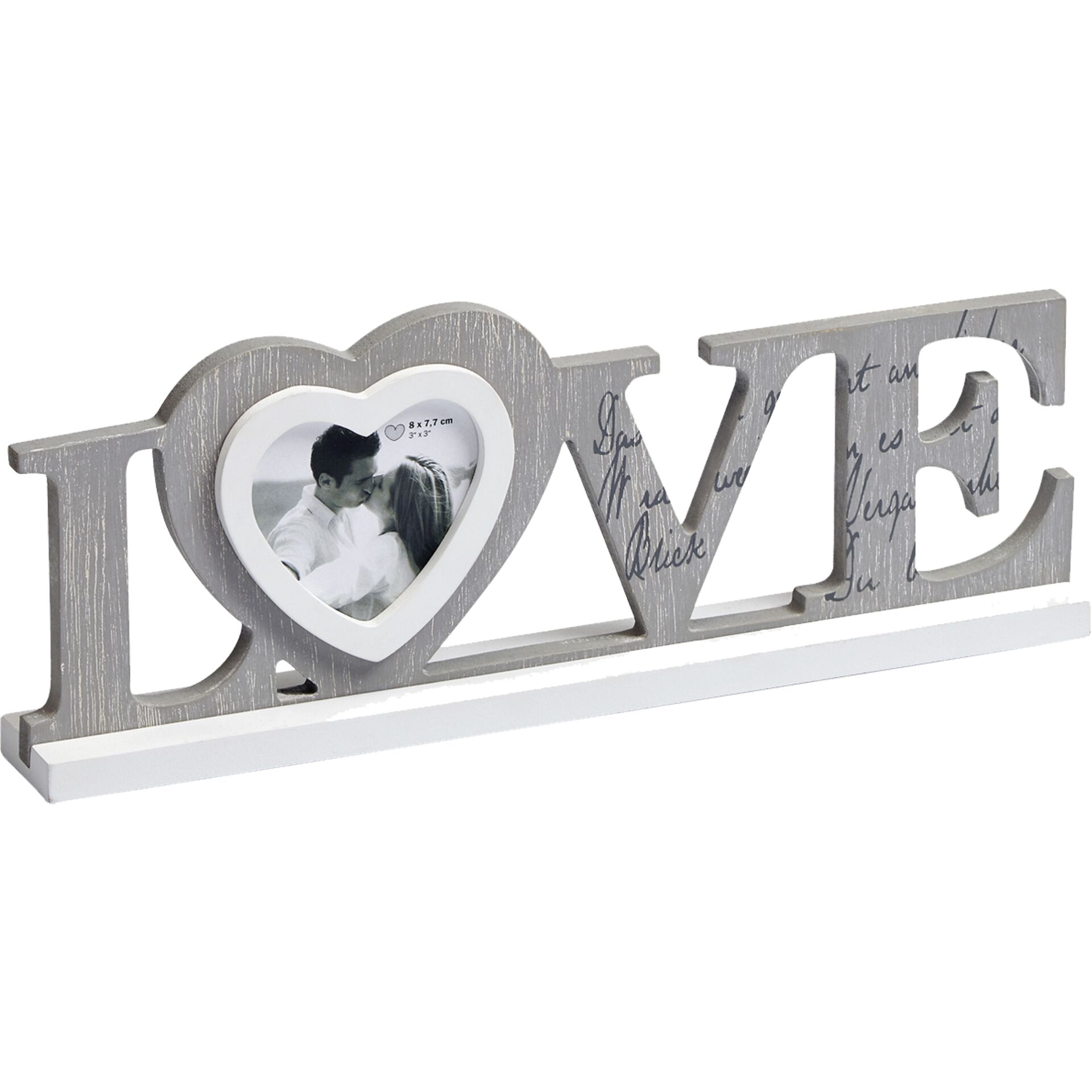 Walther Love 8x7,7 Wood Portrait grey YF199D