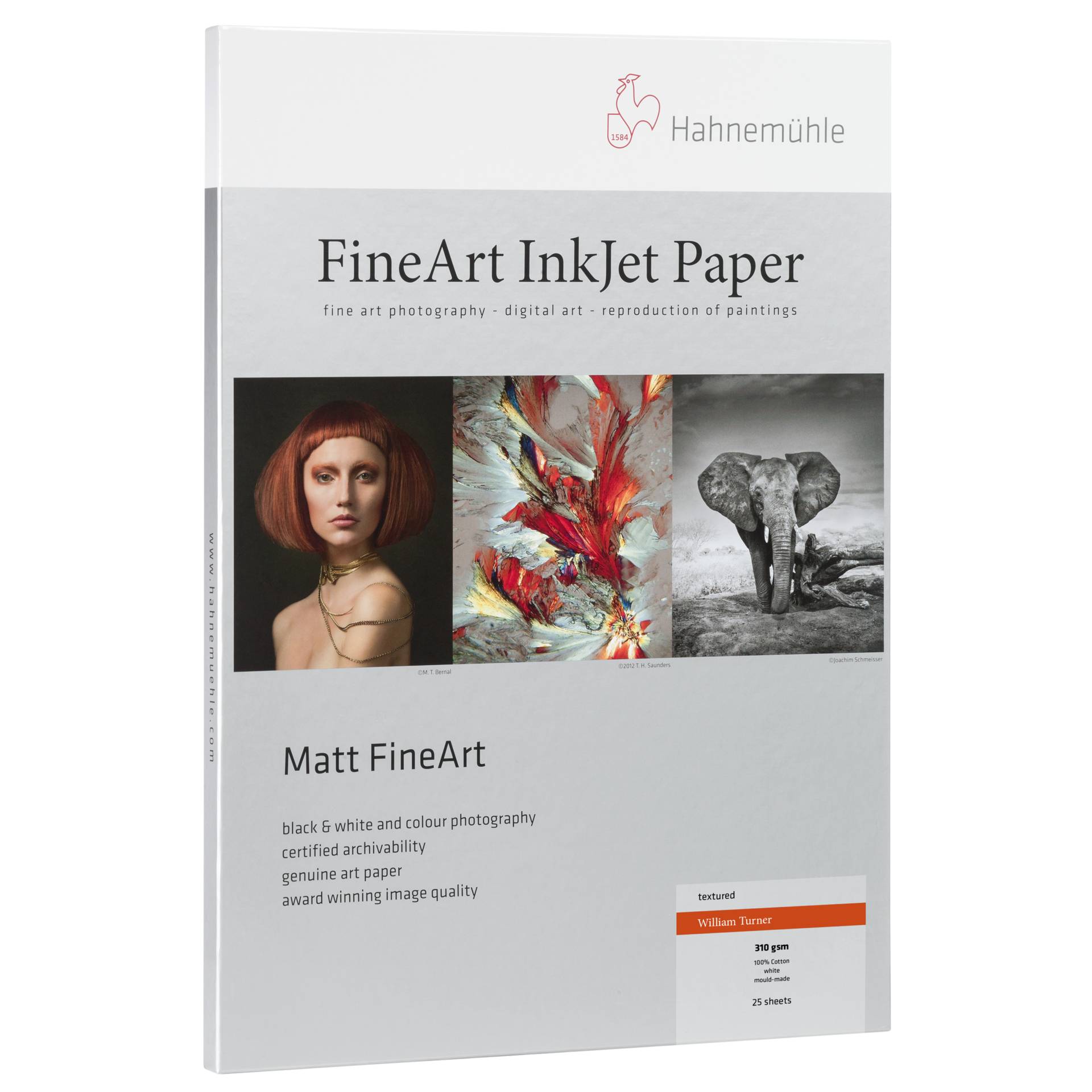 Hahnemühle William Turner A 3+ nature white, 190 g, 25 Sheets