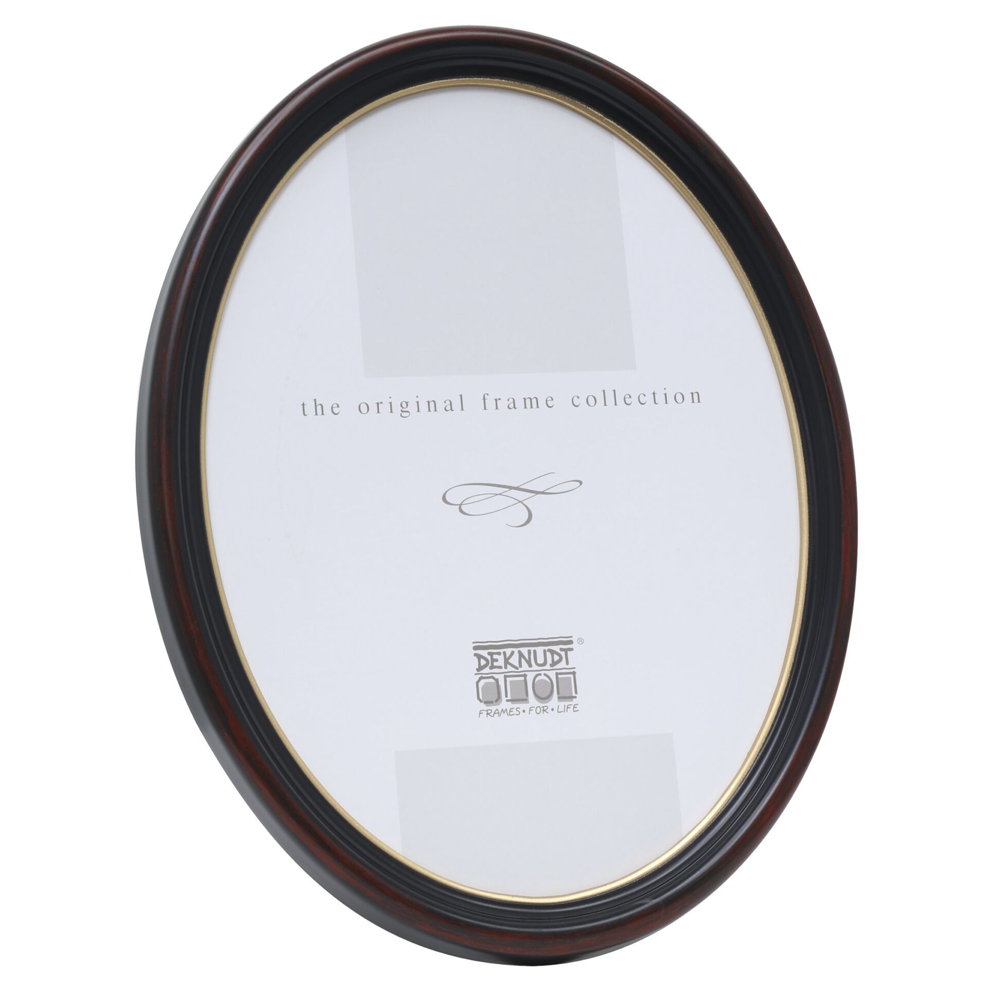 Deknudt S100F9 Oval Frame 13x18 Resin black-brown