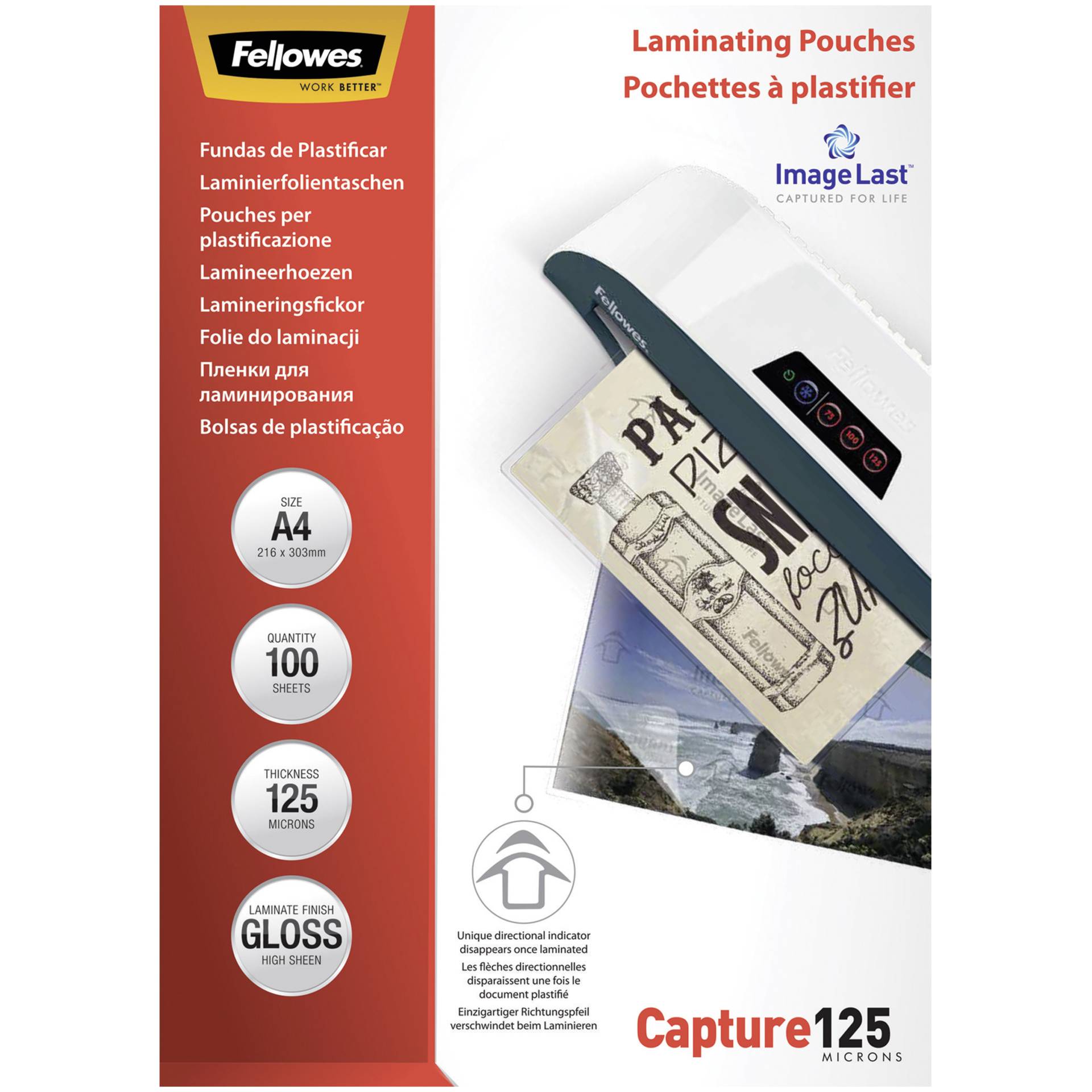 Fellowes ImageLast A4 125 micron 100-pack