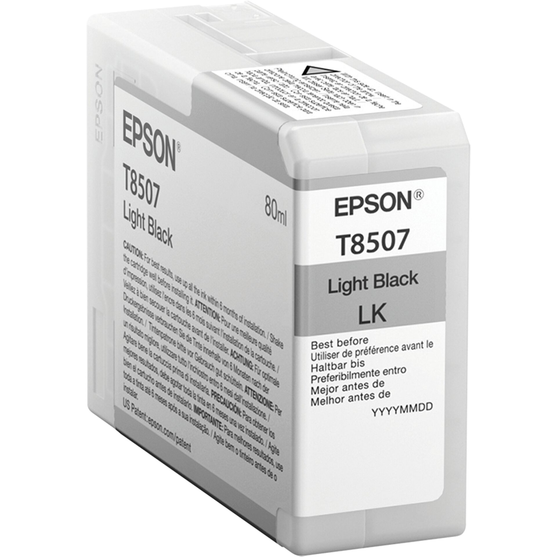 Epson ink cartridge light black T 850 80 ml T 8507