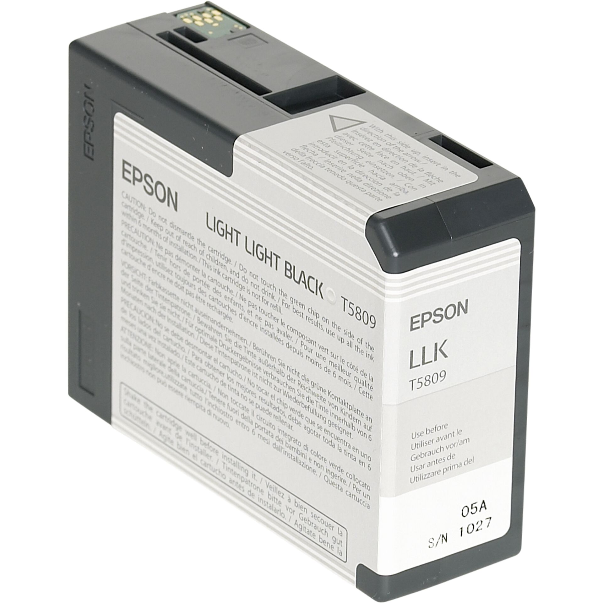 Epson ink cartridge light light black T 580 80 ml T 5809