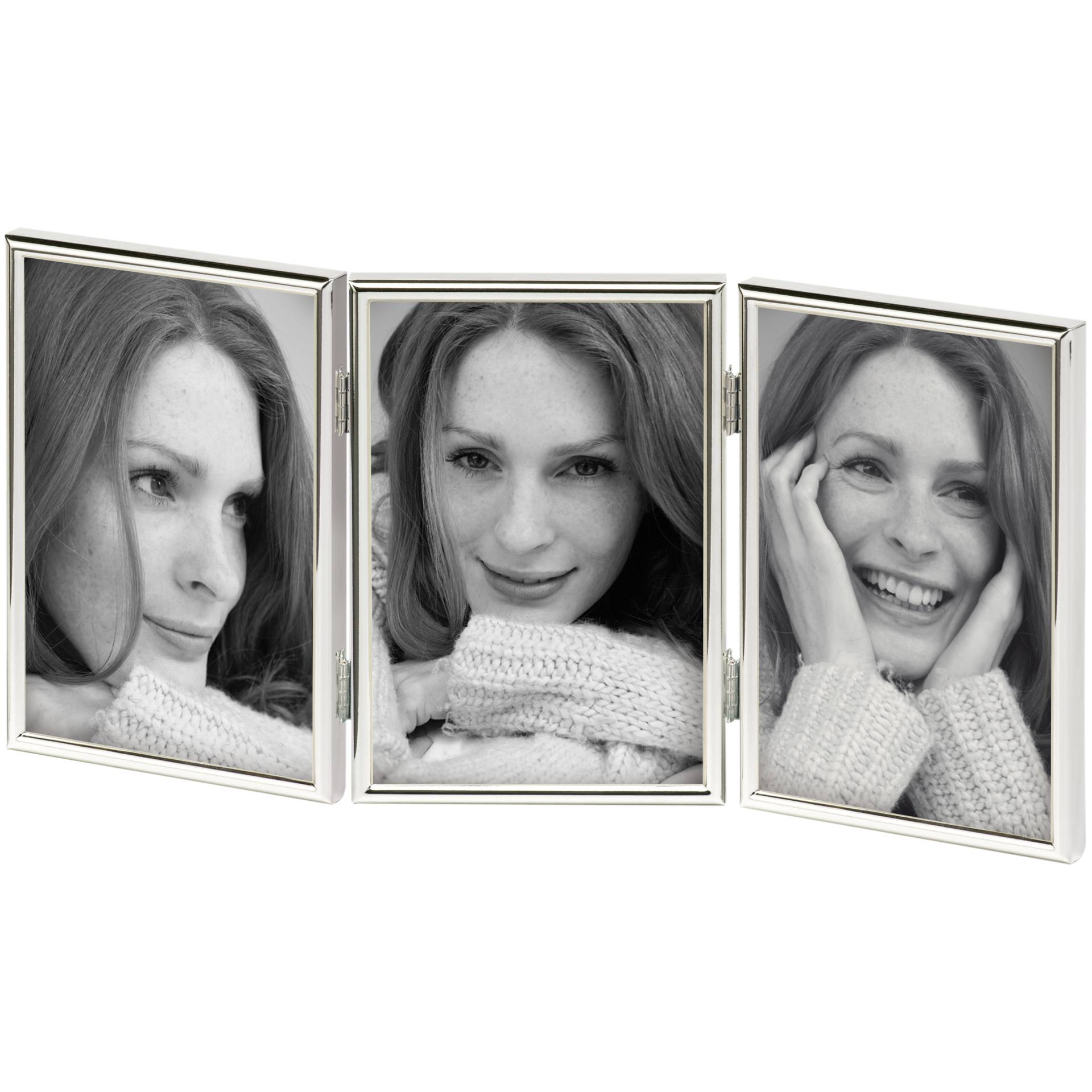 Walther Chloe silver 3x10x15 Portrait Triple Frame WD315S