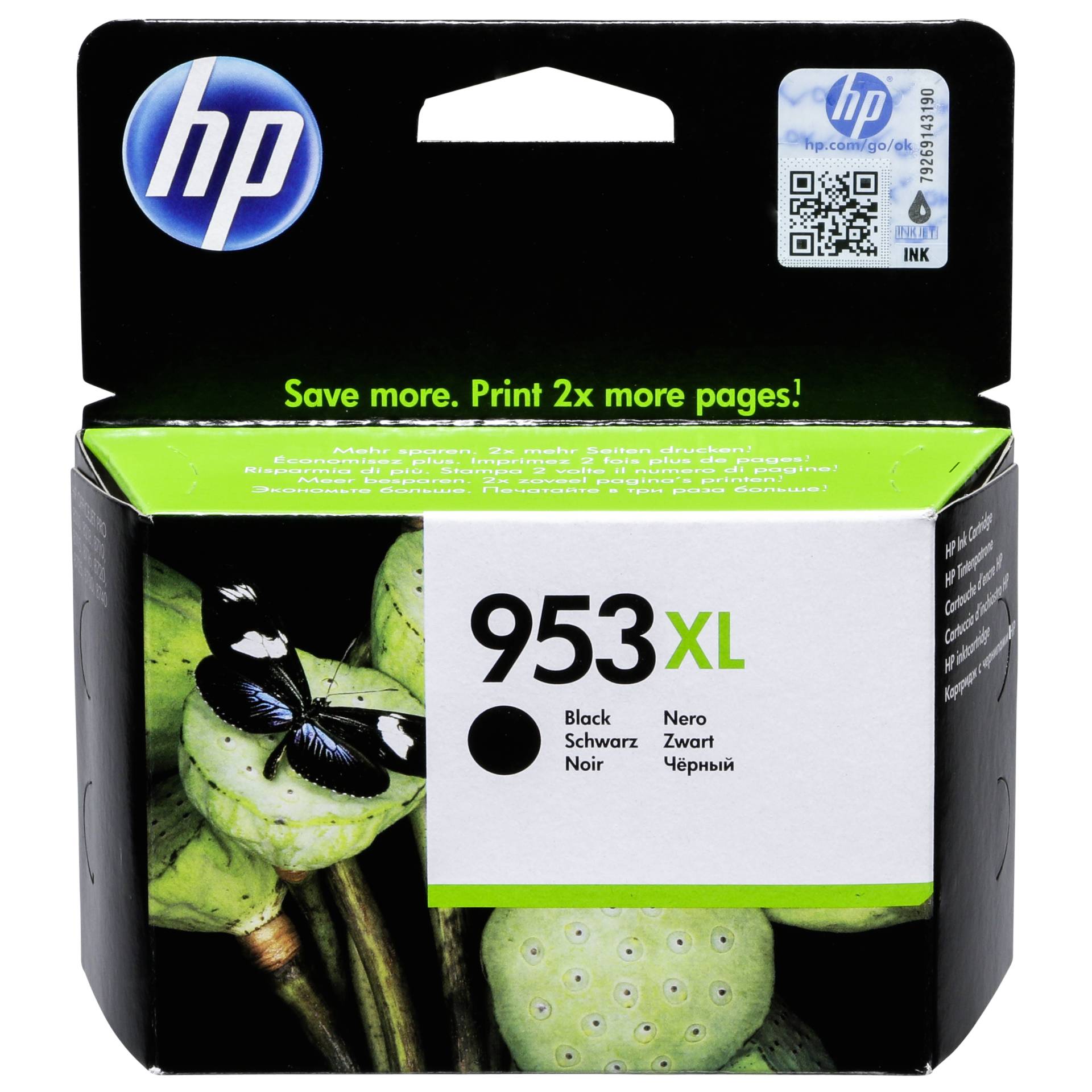 HP L0S70AE ink cartridge black No. 953 XL