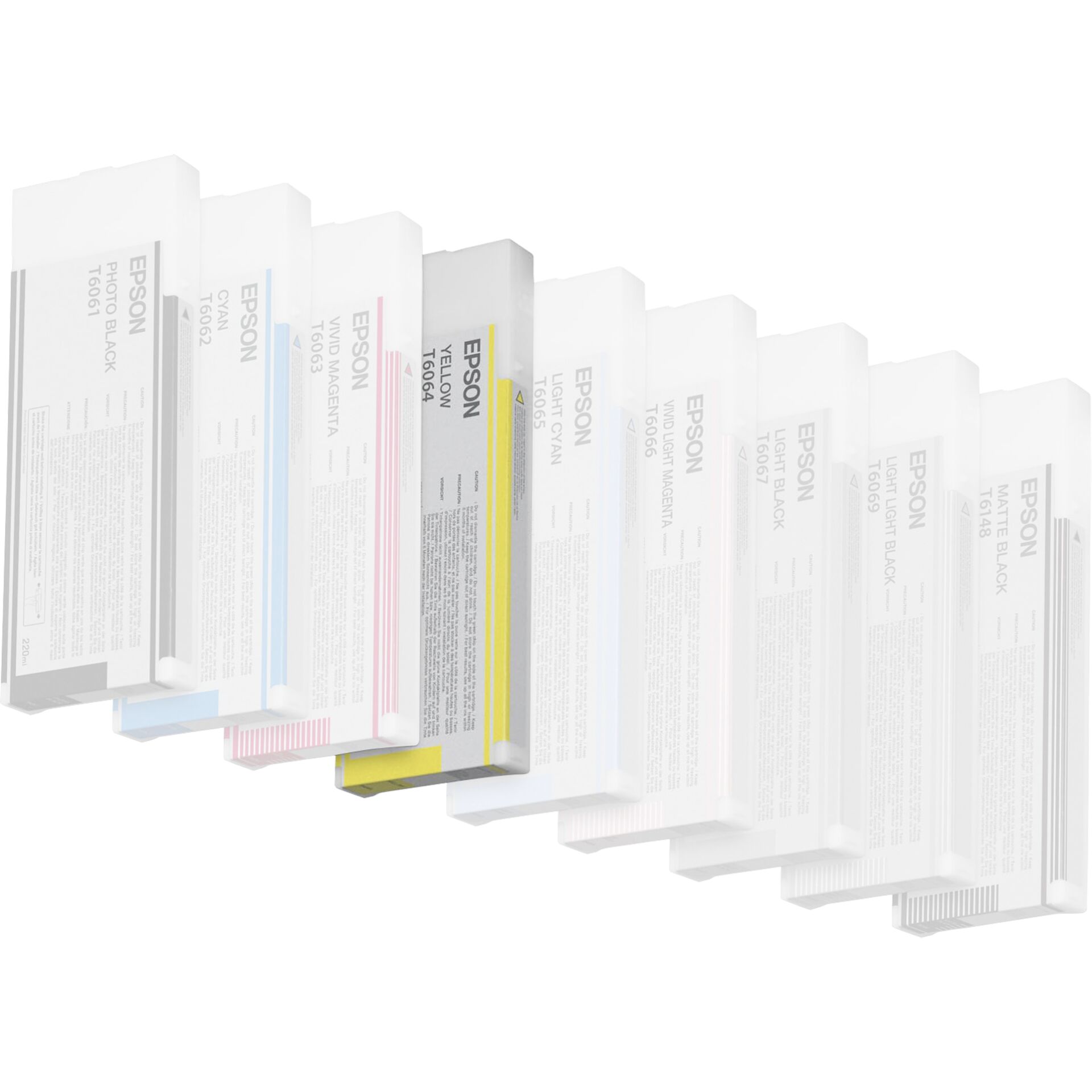 Epson ink cartridge yellow T 606 220 ml T 6064