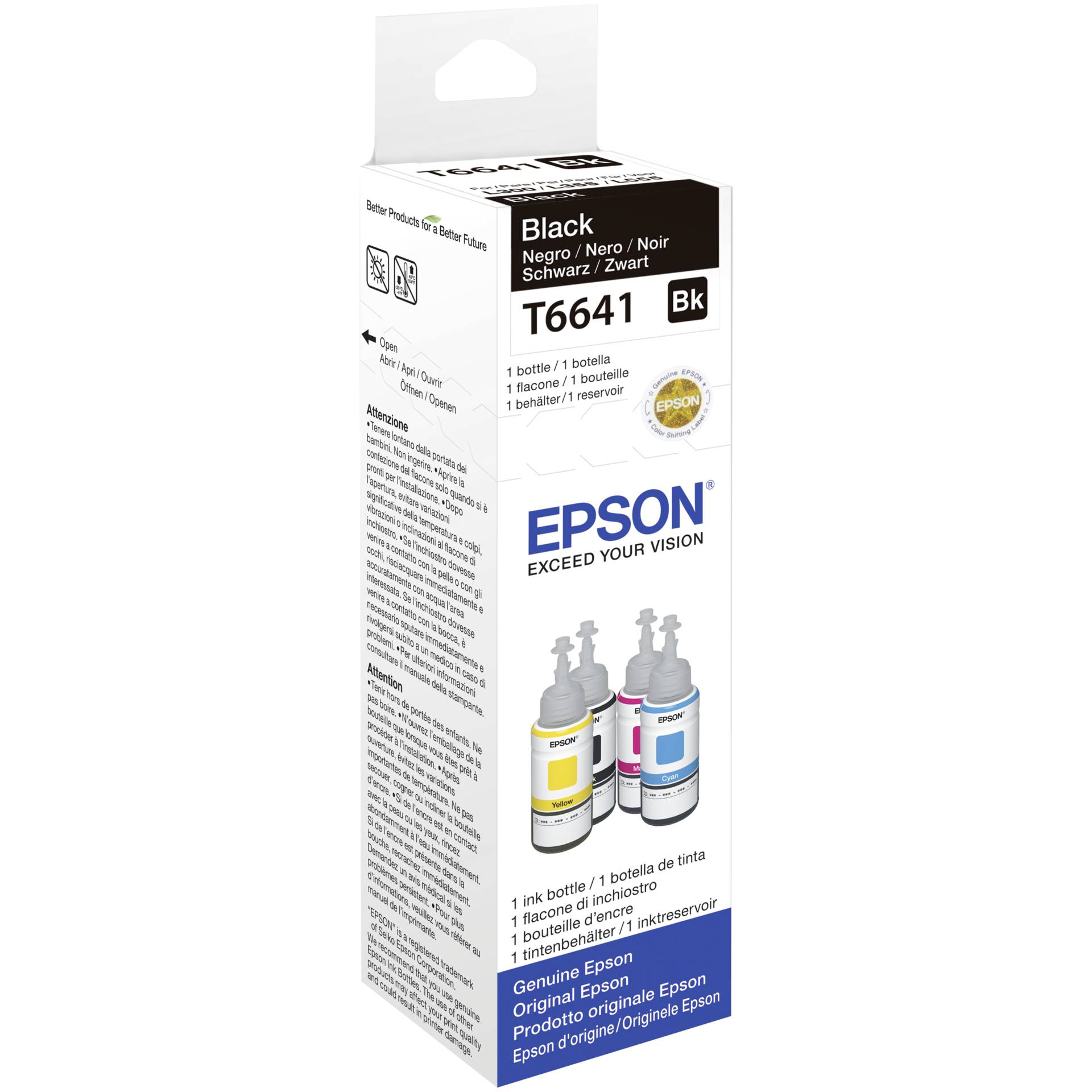 Epson Ink black T 664 70 ml T 6641