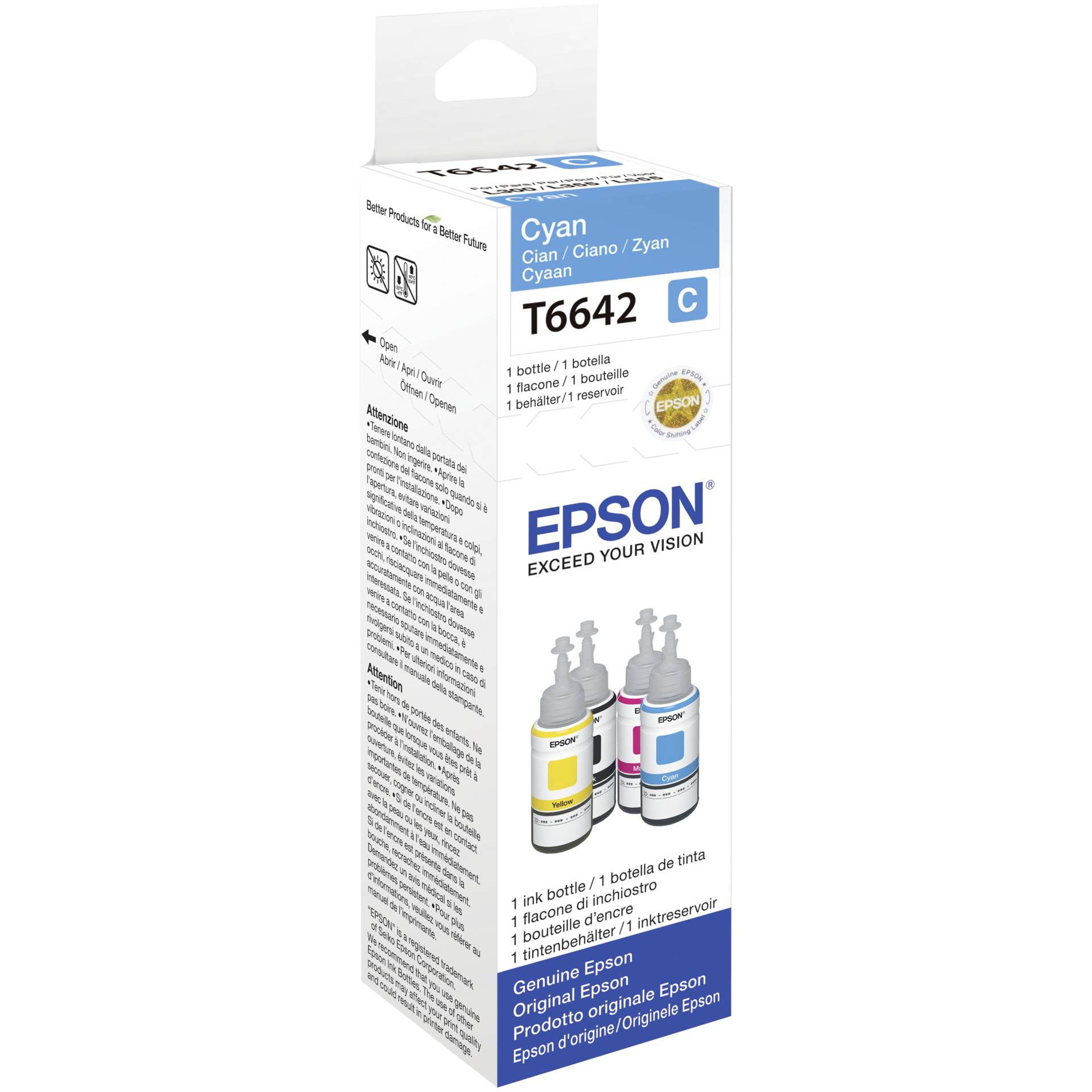 Epson ink cyan T 664 70 ml T 6642