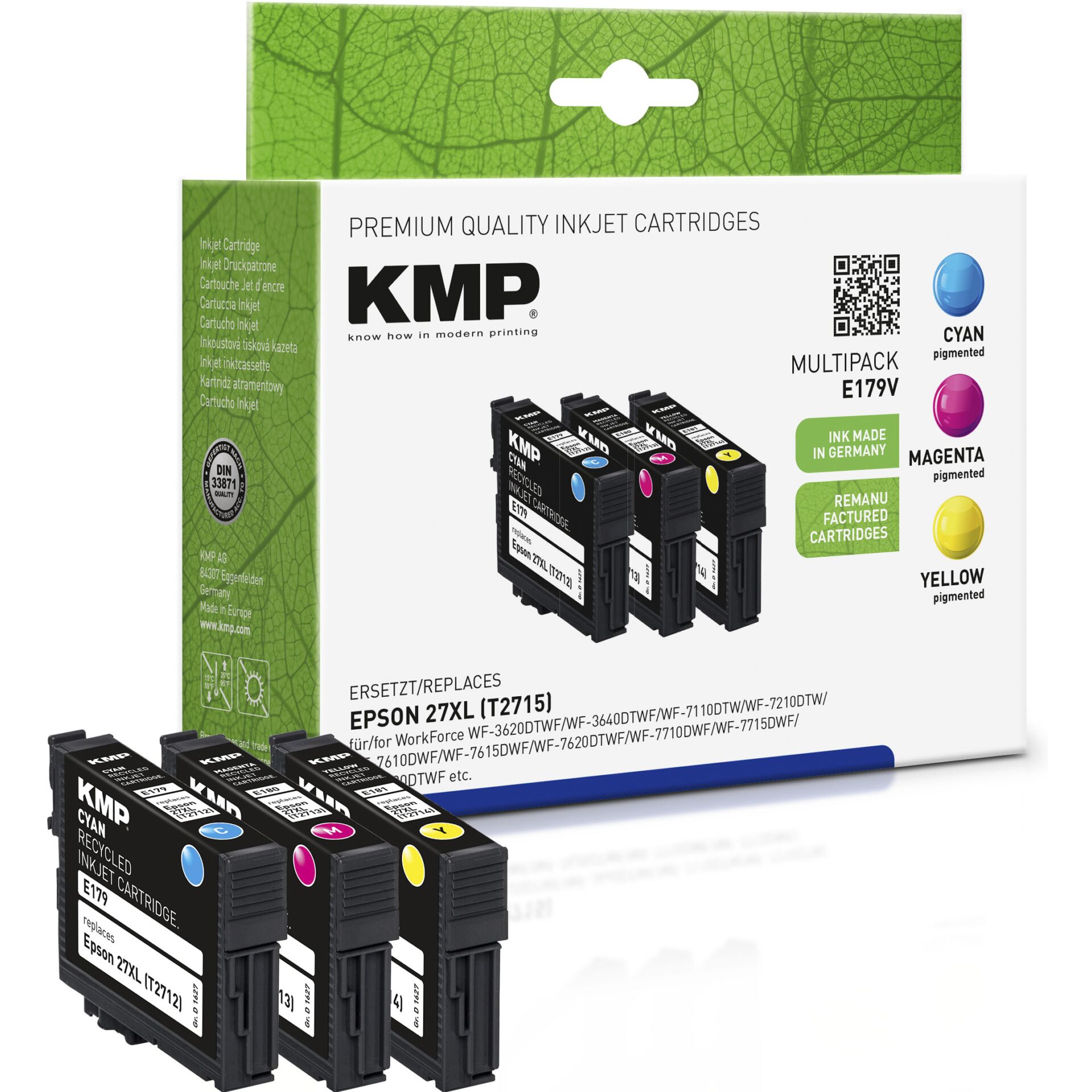 KMP E179V Multipack C/M/Y compatible with Epson T 2715