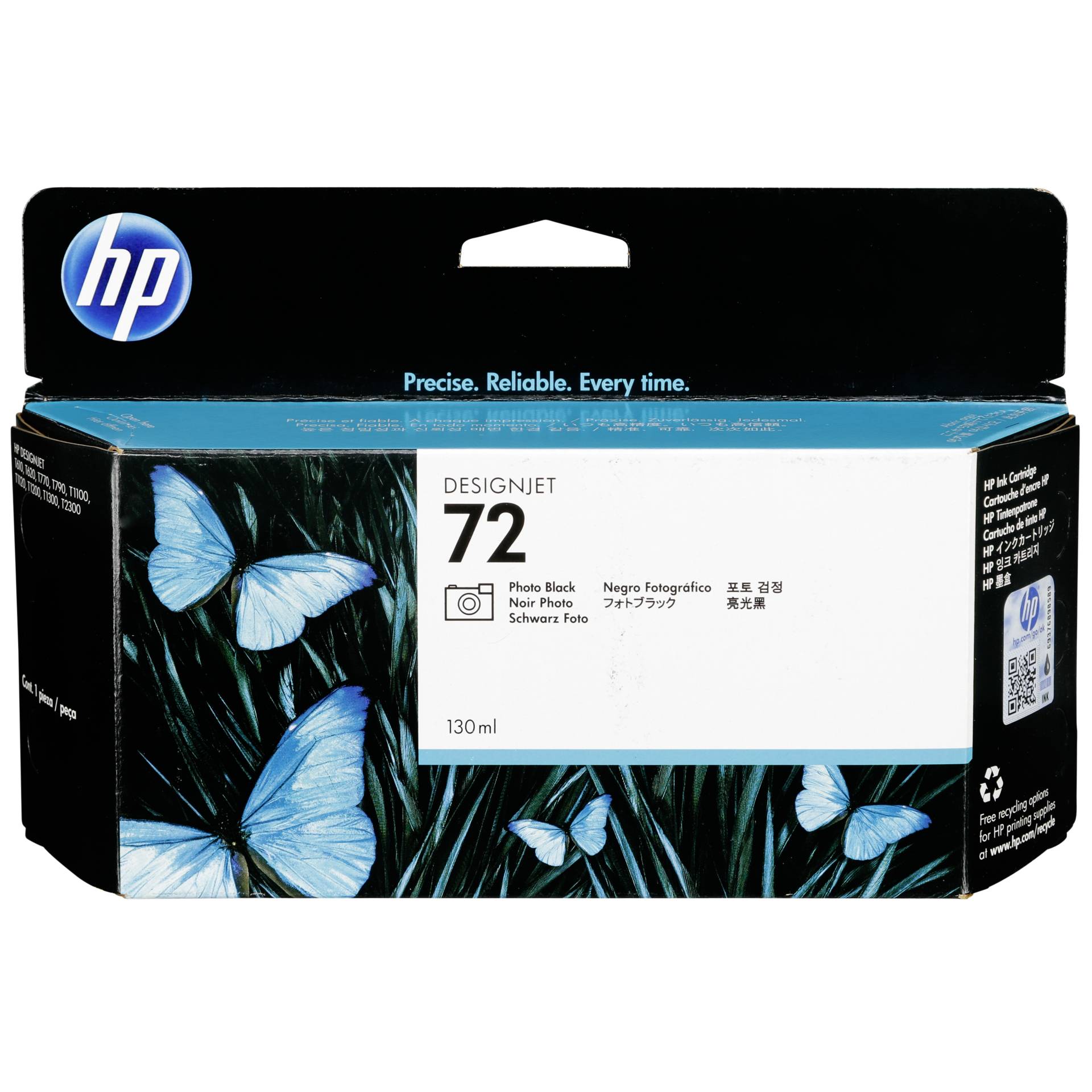 HP C 9370 A ink cartridge photo black Vivera No. 72
