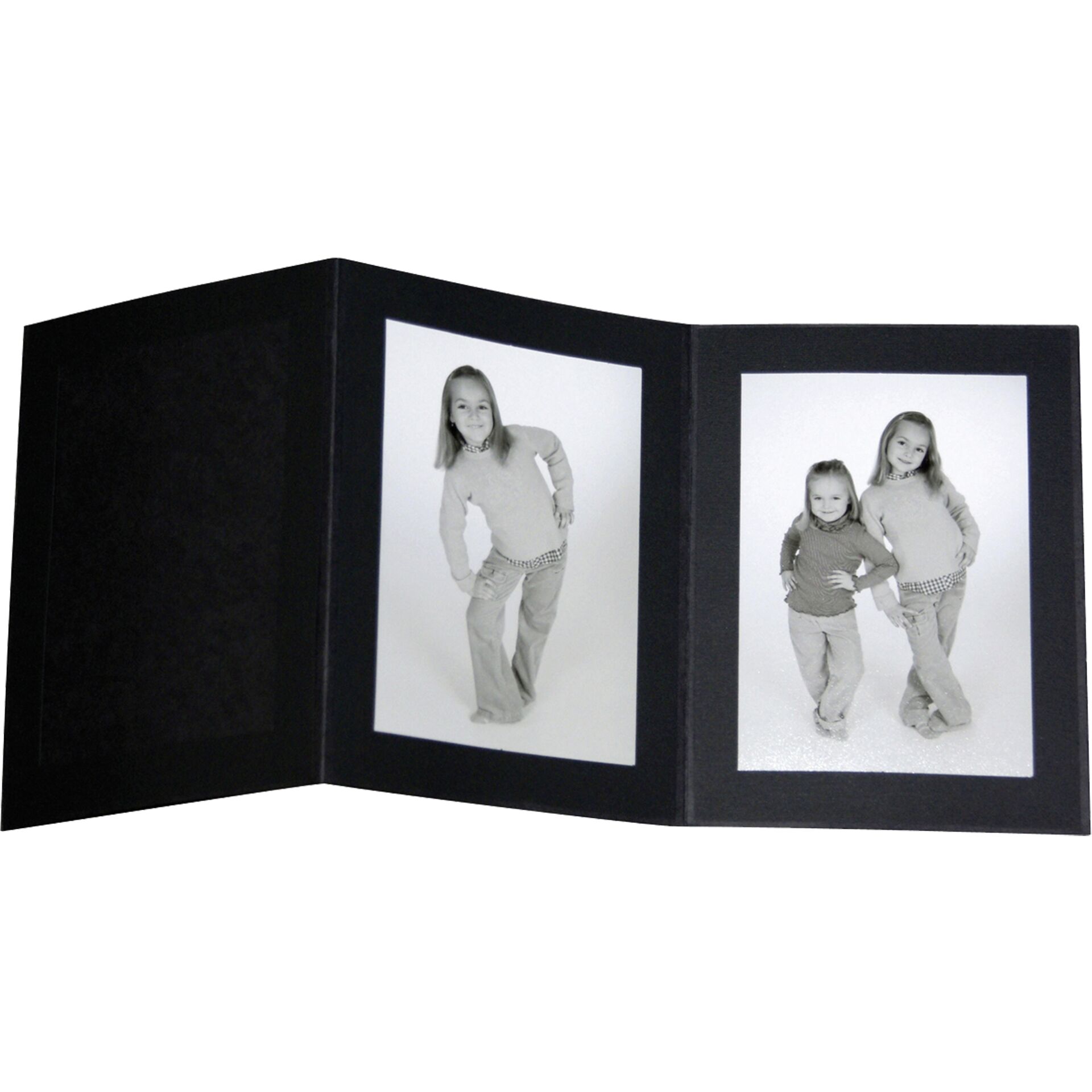 1x125 Daiber Passepartouts 13x18 endless,black deckle edged paper
