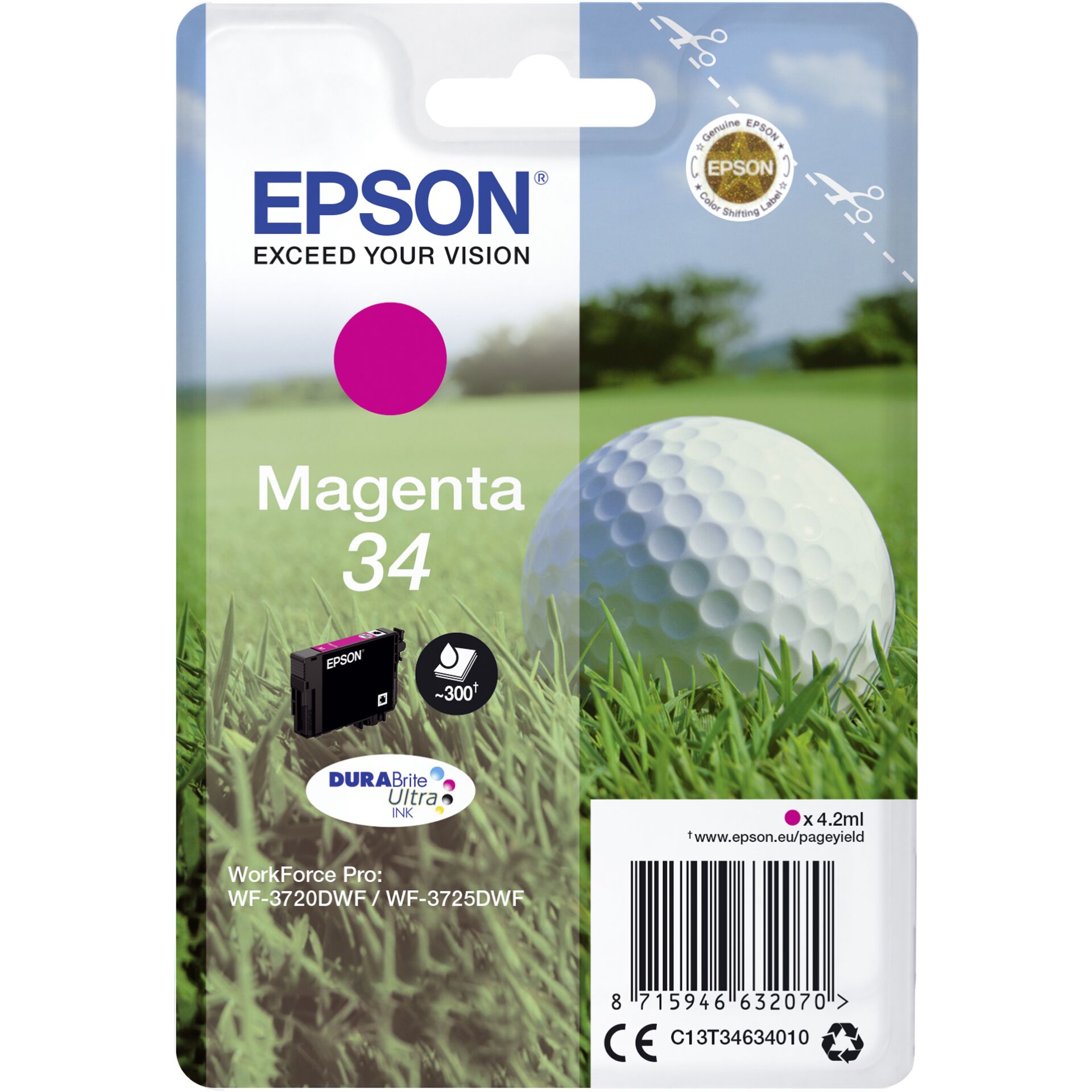 Epson ink cartridge magenta DURABrite Ultra Ink 34 T 3463