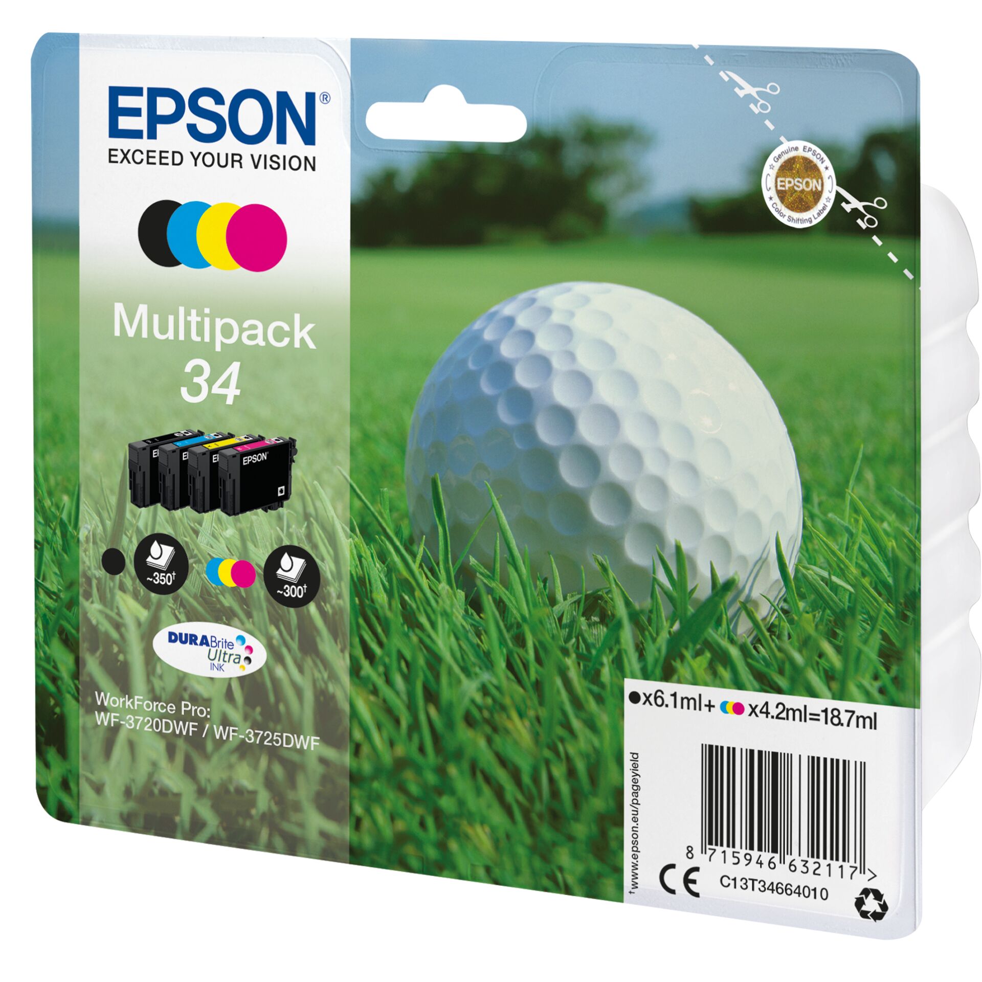 Epson DURABrite Ultra Multipack (4 colors) 34 T 3466