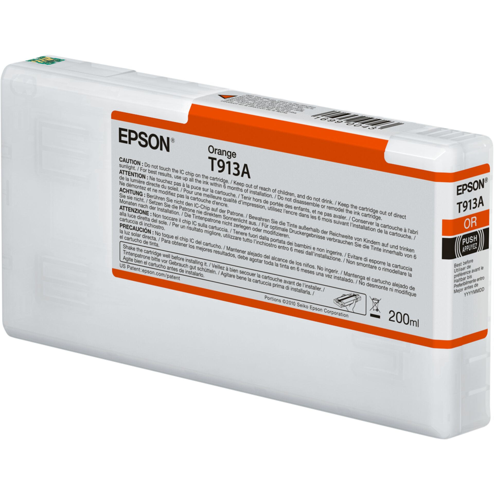 Epson ink cartridge orange T 913 200 ml T 913A
