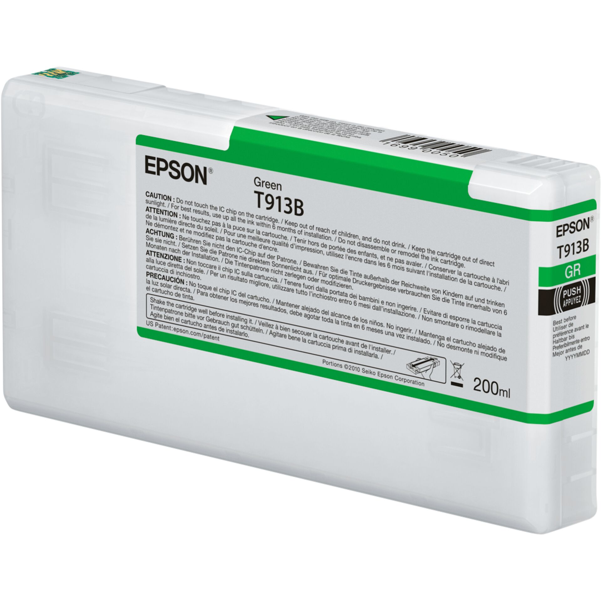 Epson ink cartridge green T 913 200 ml T 913B