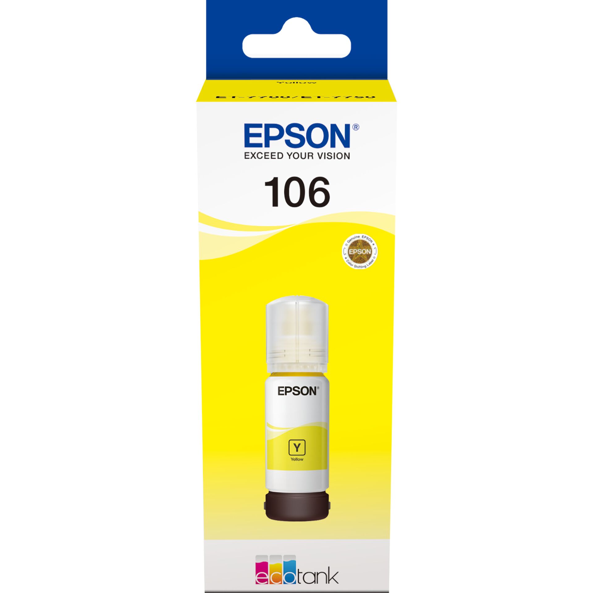 Epson EcoTank yellow T 106 70 ml T 00R4