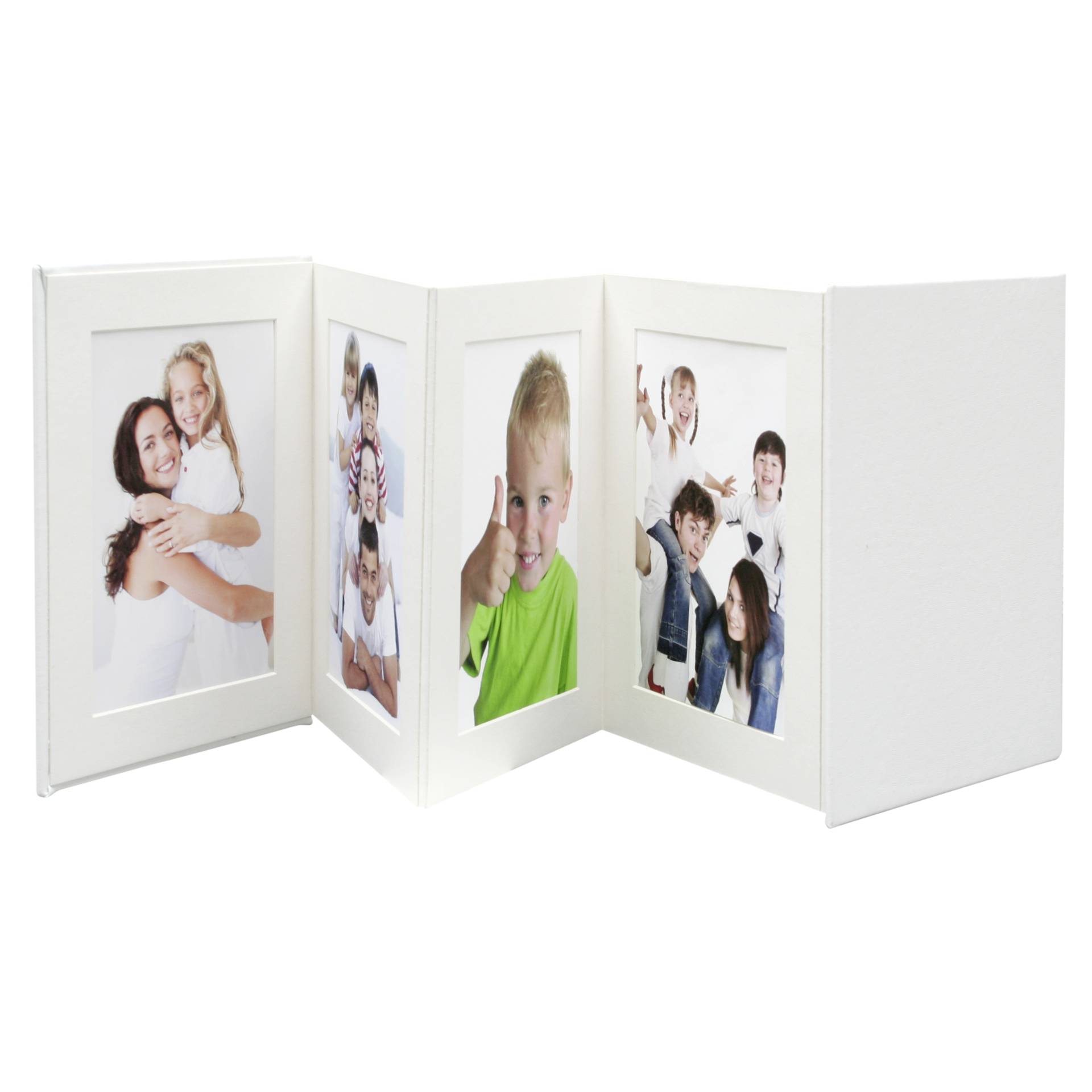 Deknudt Leporello white 8x10x15 8 photos A66DC1 8PH