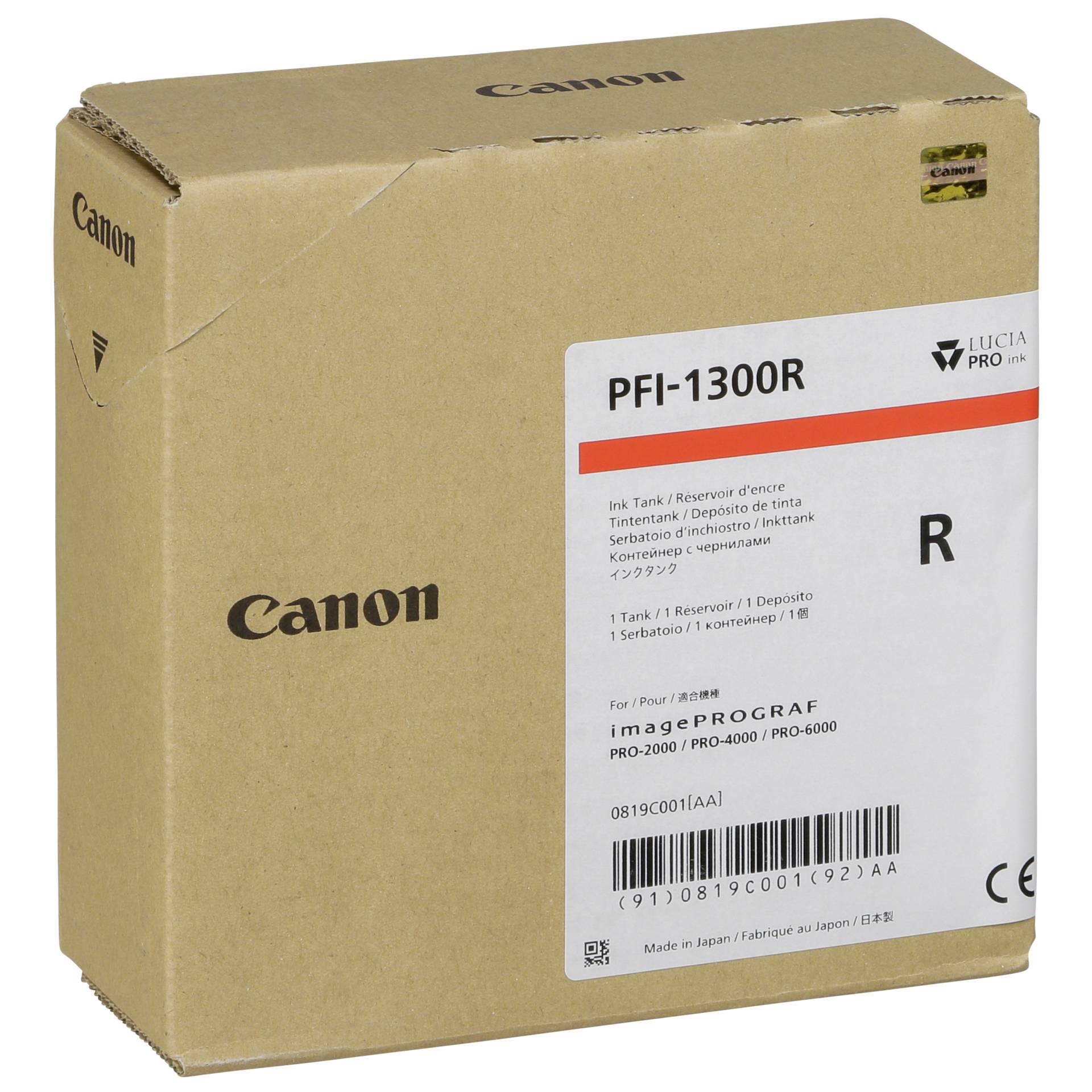 Canon PFI-1300 ink red 330 ml