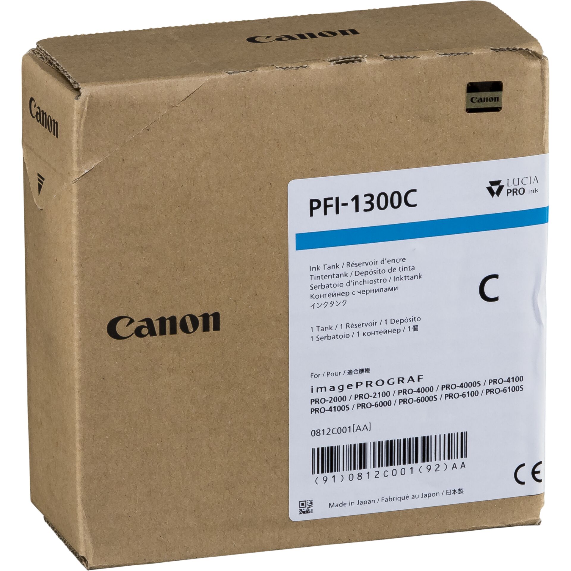 Canon PFI-1300 ink cyan 330 ml