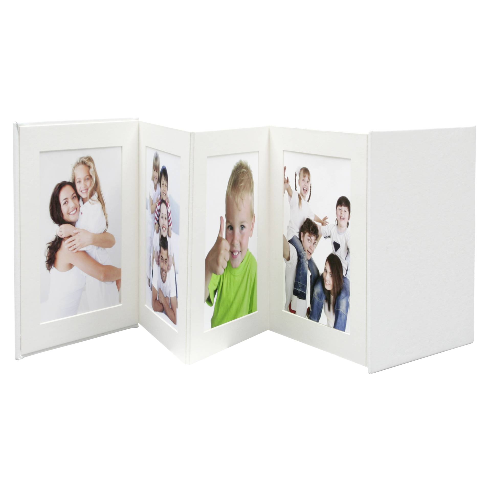 Deknudt Leporello white 8x13x18 8 photos A66DC1 8PH