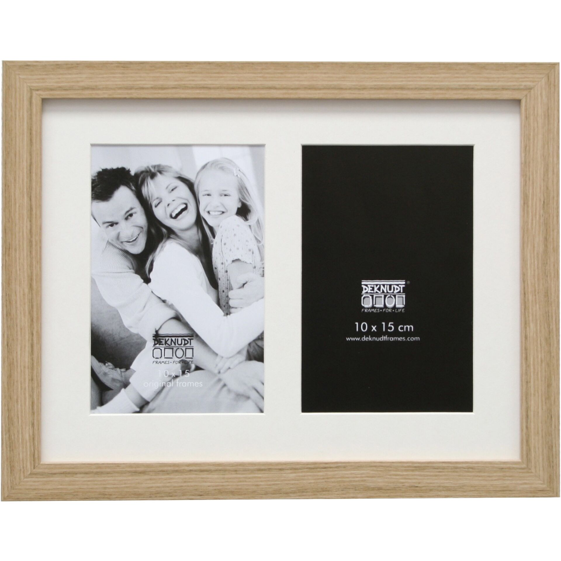 Deknudt S66KB2 Gallery 2x13x18 Wood nature w. Passepartout