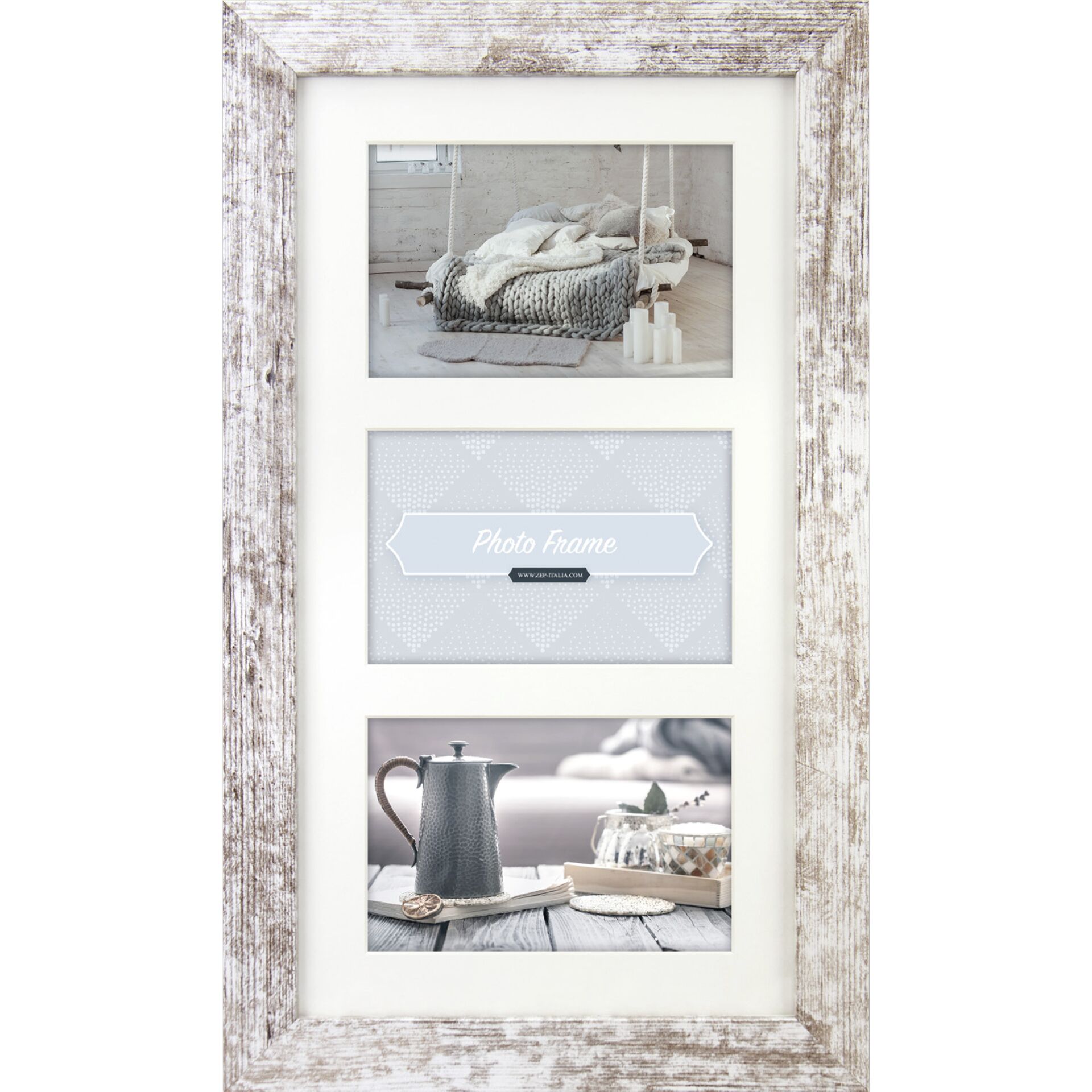 ZEP Nelson 6 3x10x15 Wood Frame 3Q white/brown V23106
