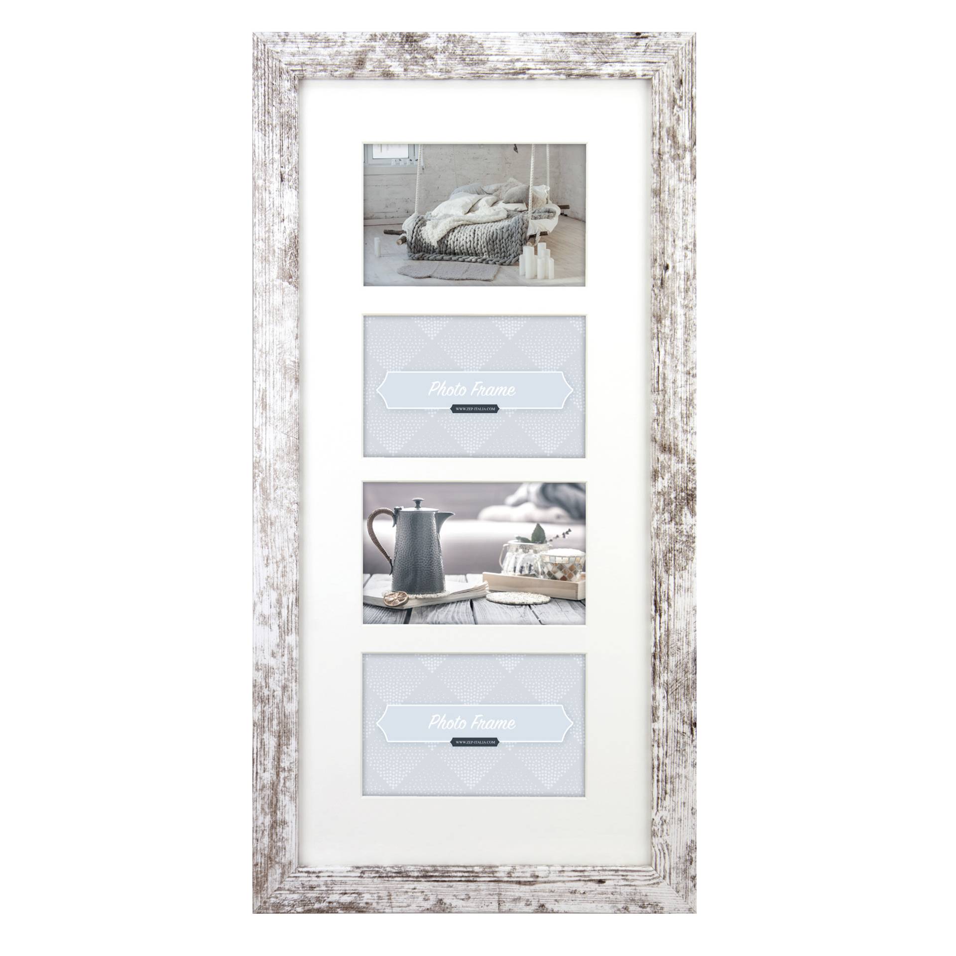 ZEP Nelson 6 4x10x15 Wood Frame 4Q white/brown V24106