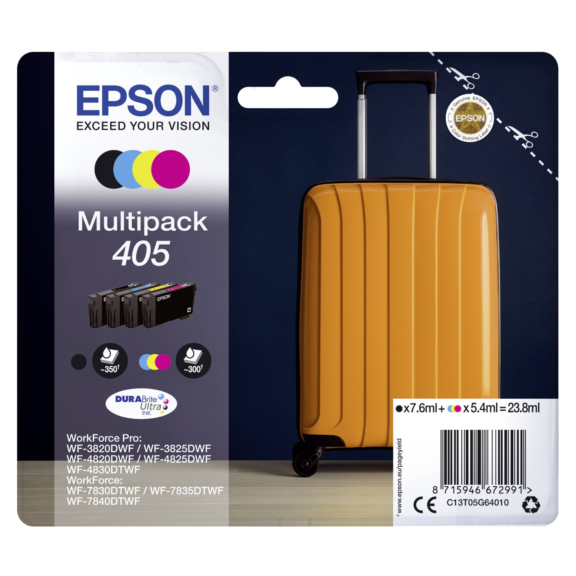 Epson DURABrite Ultra Multipack (4 colors) 405 T 05G6