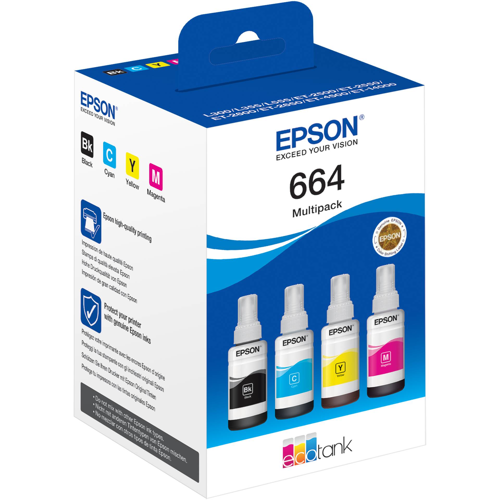 Epson EcoTank 4-colour Multipack T 664 T 6646