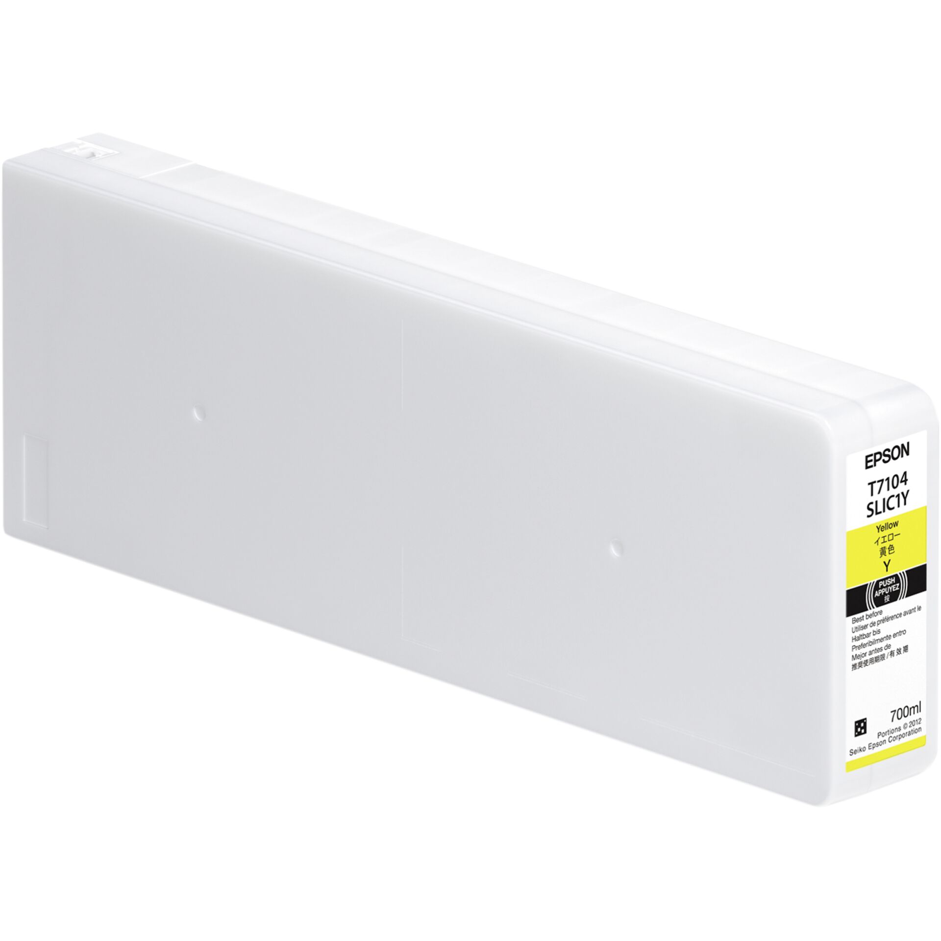 Epson ink cartridge yellow T 710 700 ml T 7104