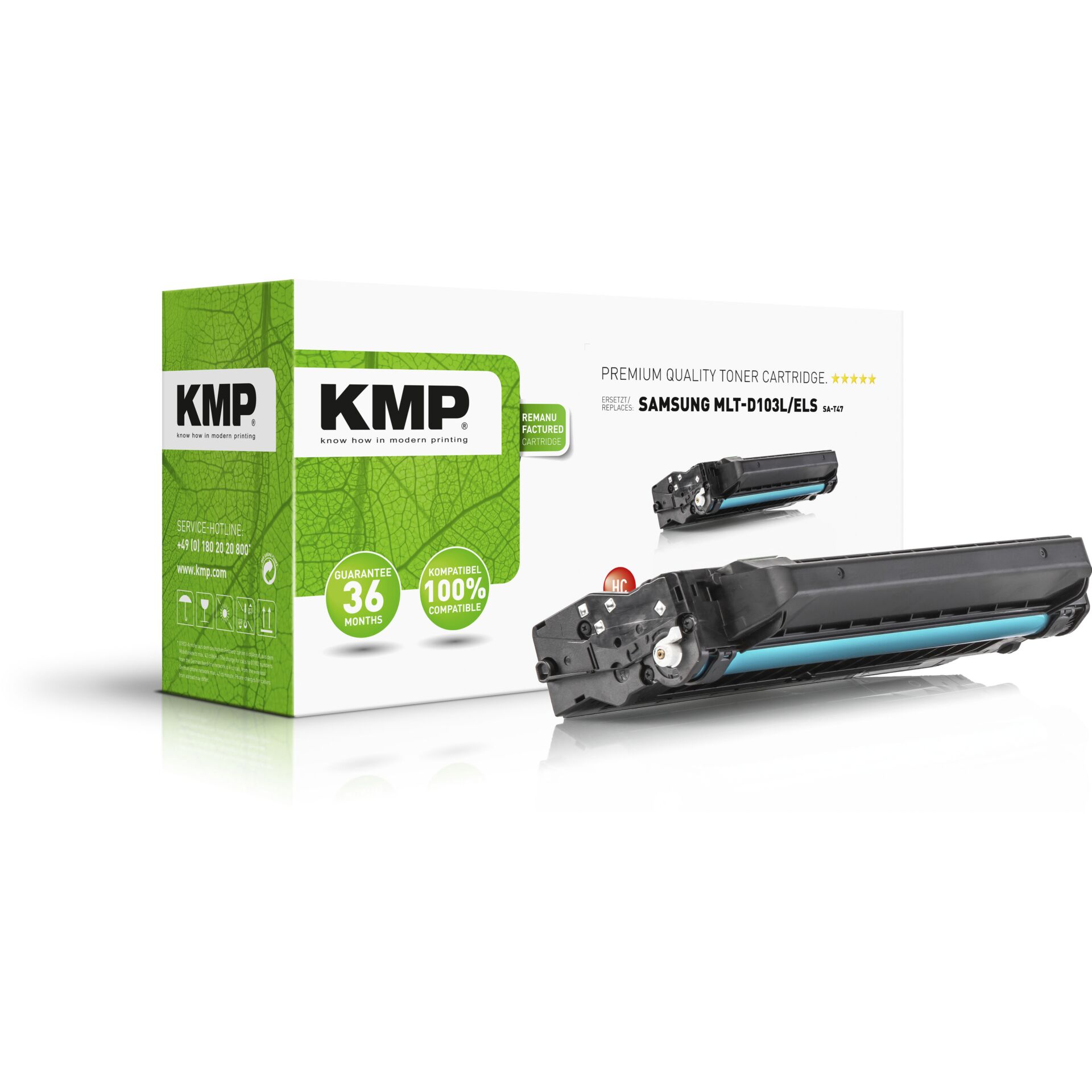 KMP SA-T47 Toner black compatible mit Samsung MLT-D103L