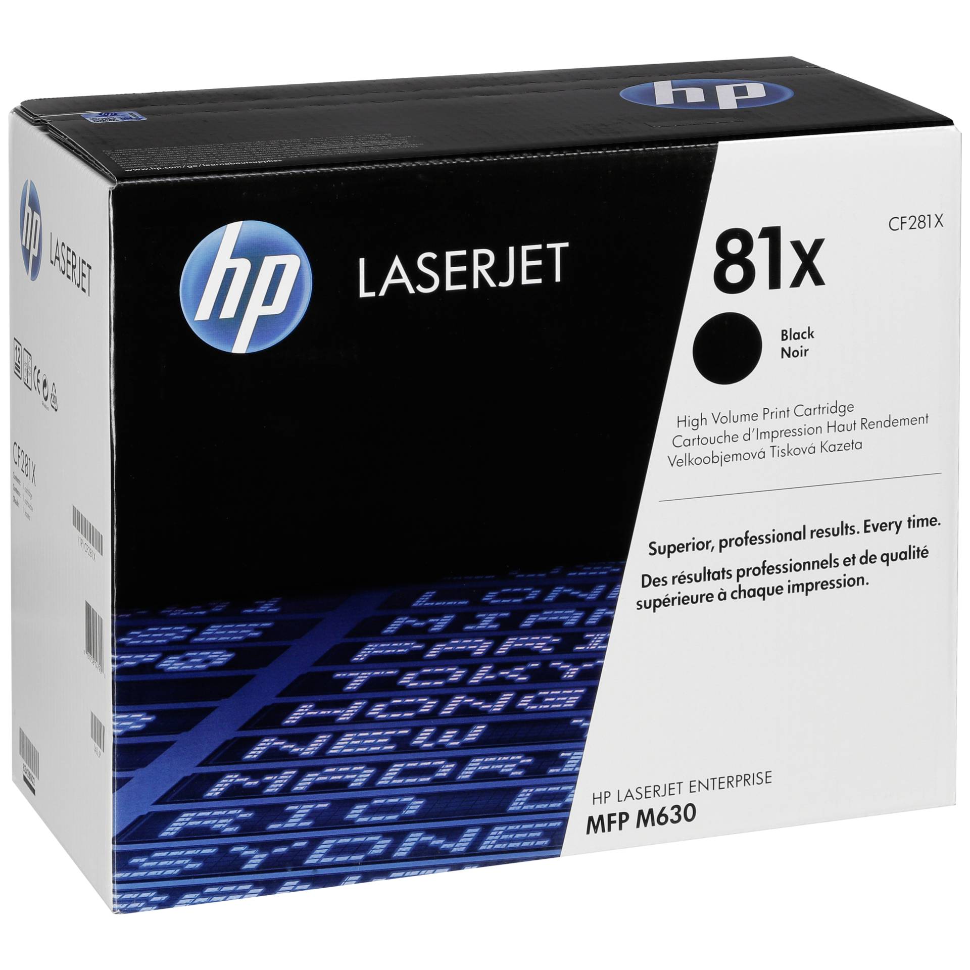 HP Toner CF 281 X black No. 81 X