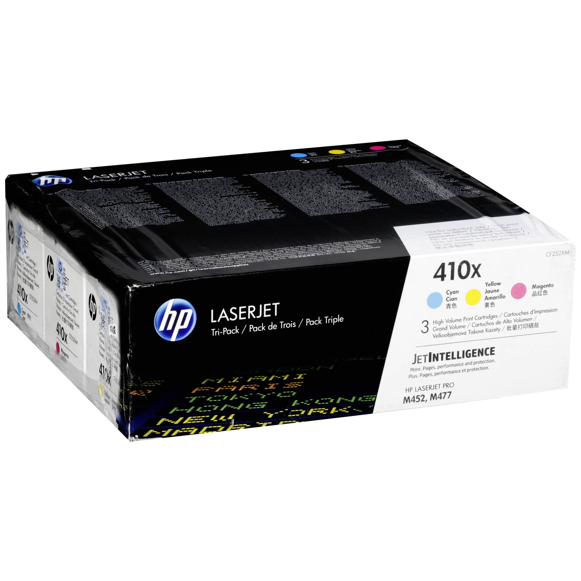 HP Toner CF 252 XM C/M/Y No. 410 X