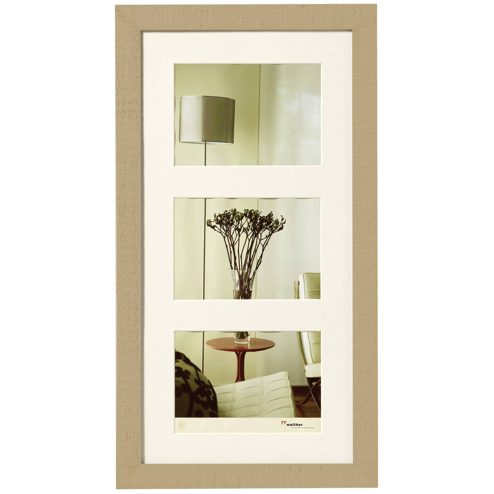 Walther Home 3x13x18 Wood beigebrown HO338C
