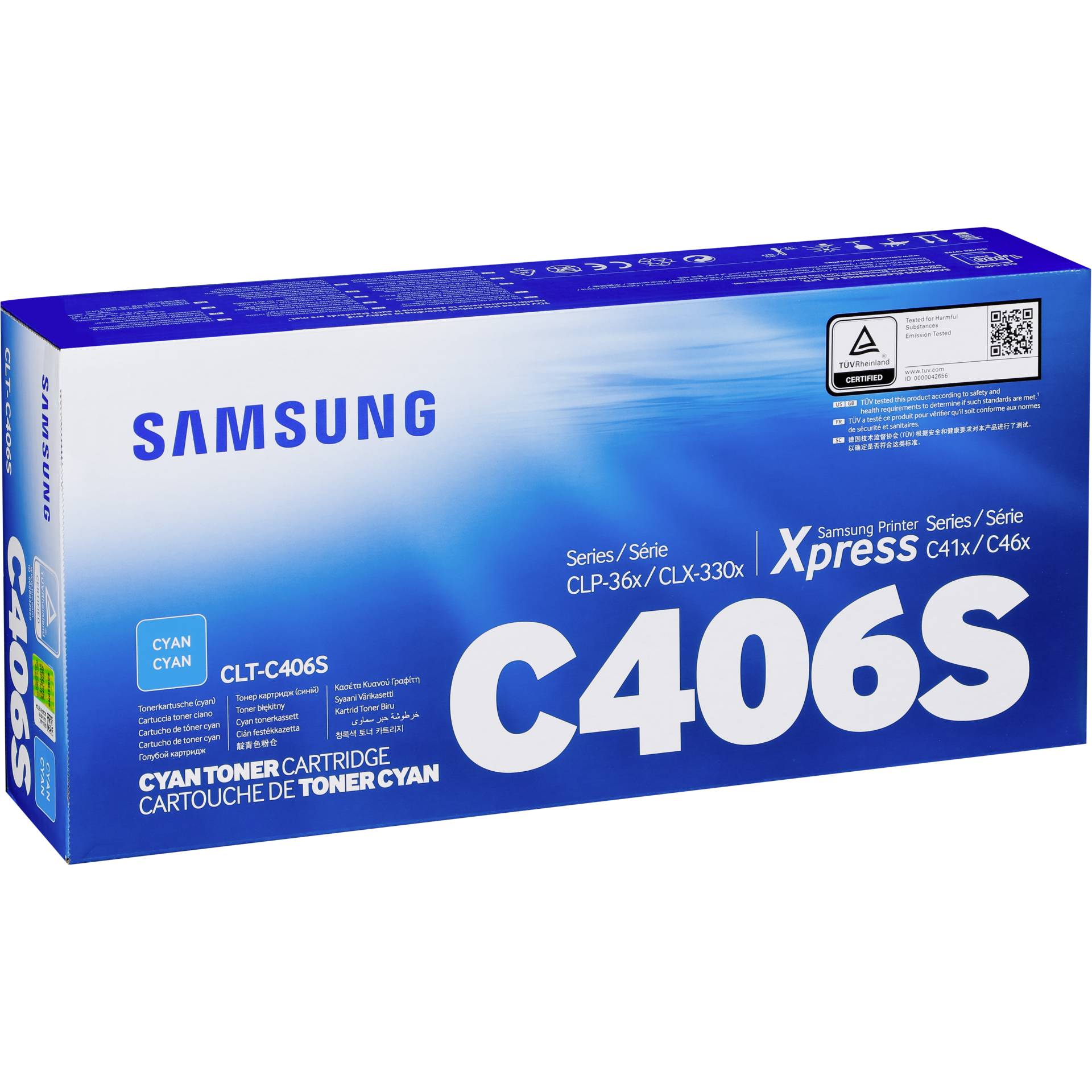 HP/Samsung CLT-C 406 S Toner cyan